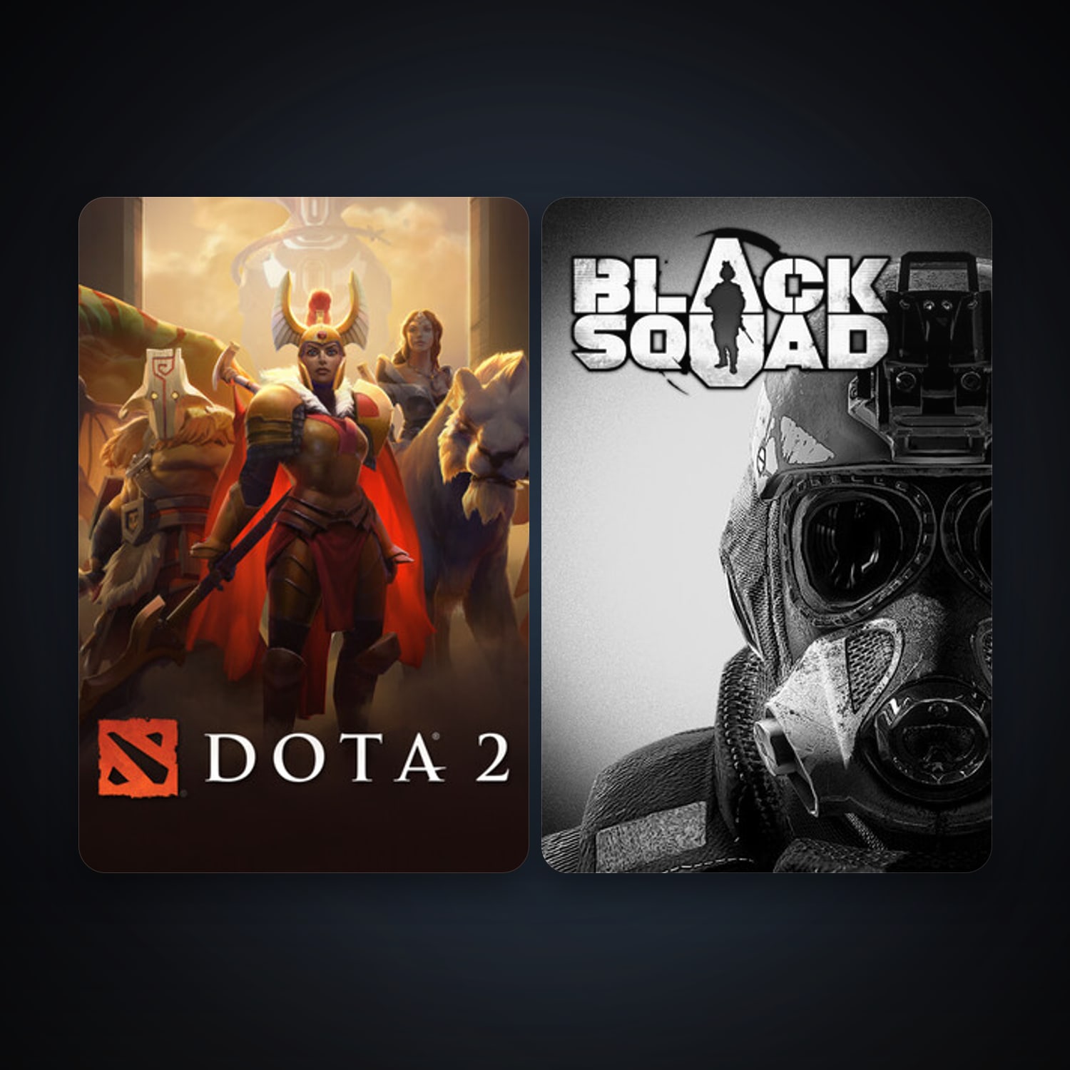 Dota 2 + Black Squad, 3 games, clean — HabibiAccounts