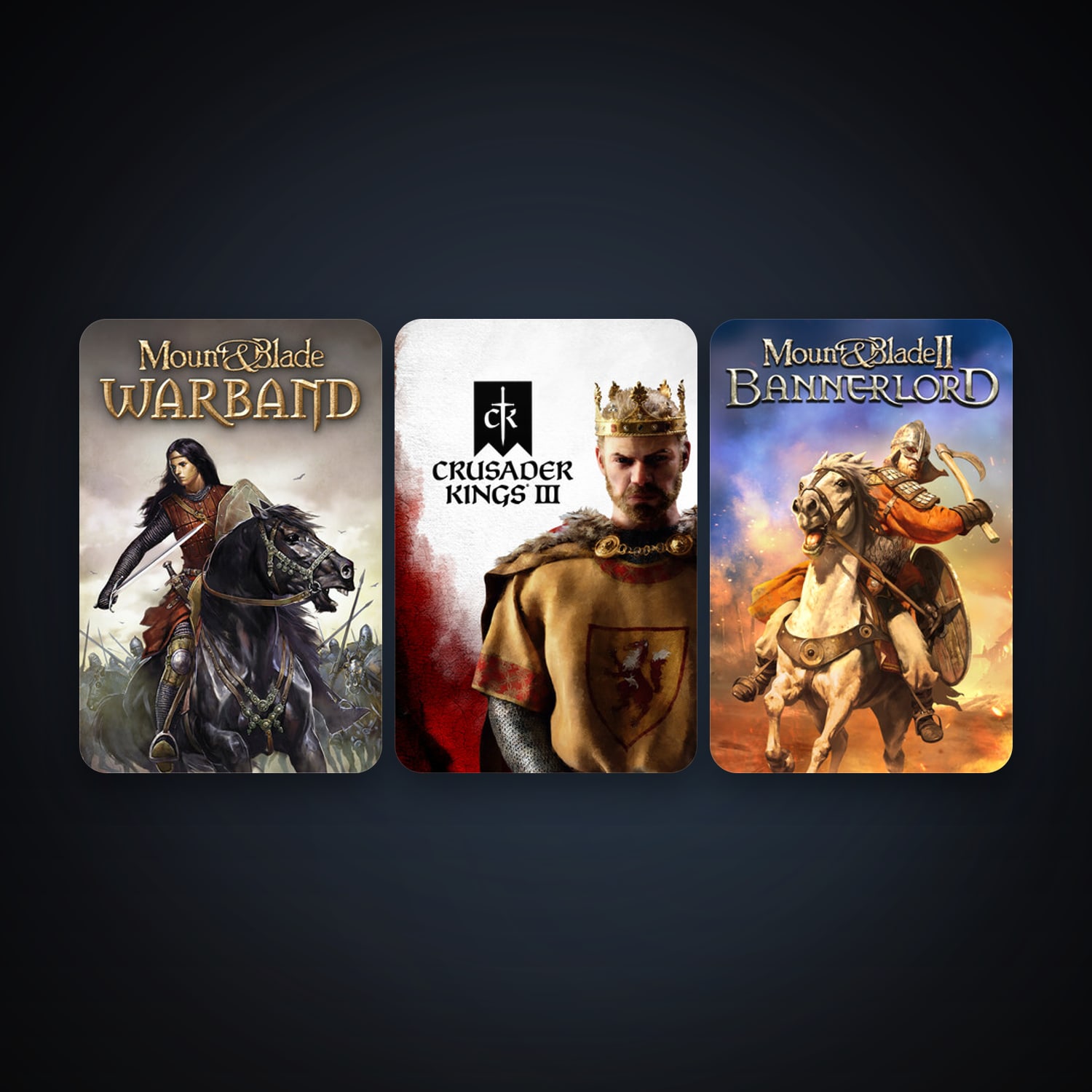 Mount & Blade: Warband + Mount & Blade II: Bannerlord, 5 games, clean — HabibiAccounts