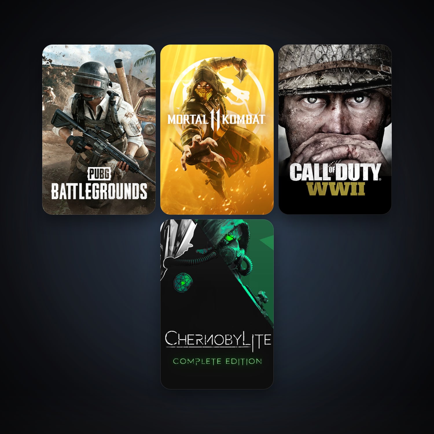 Steam account: Call of Duty: WWII + PUBG: BATTLEGROUNDS, 8 games, clean — HabibiAccounts