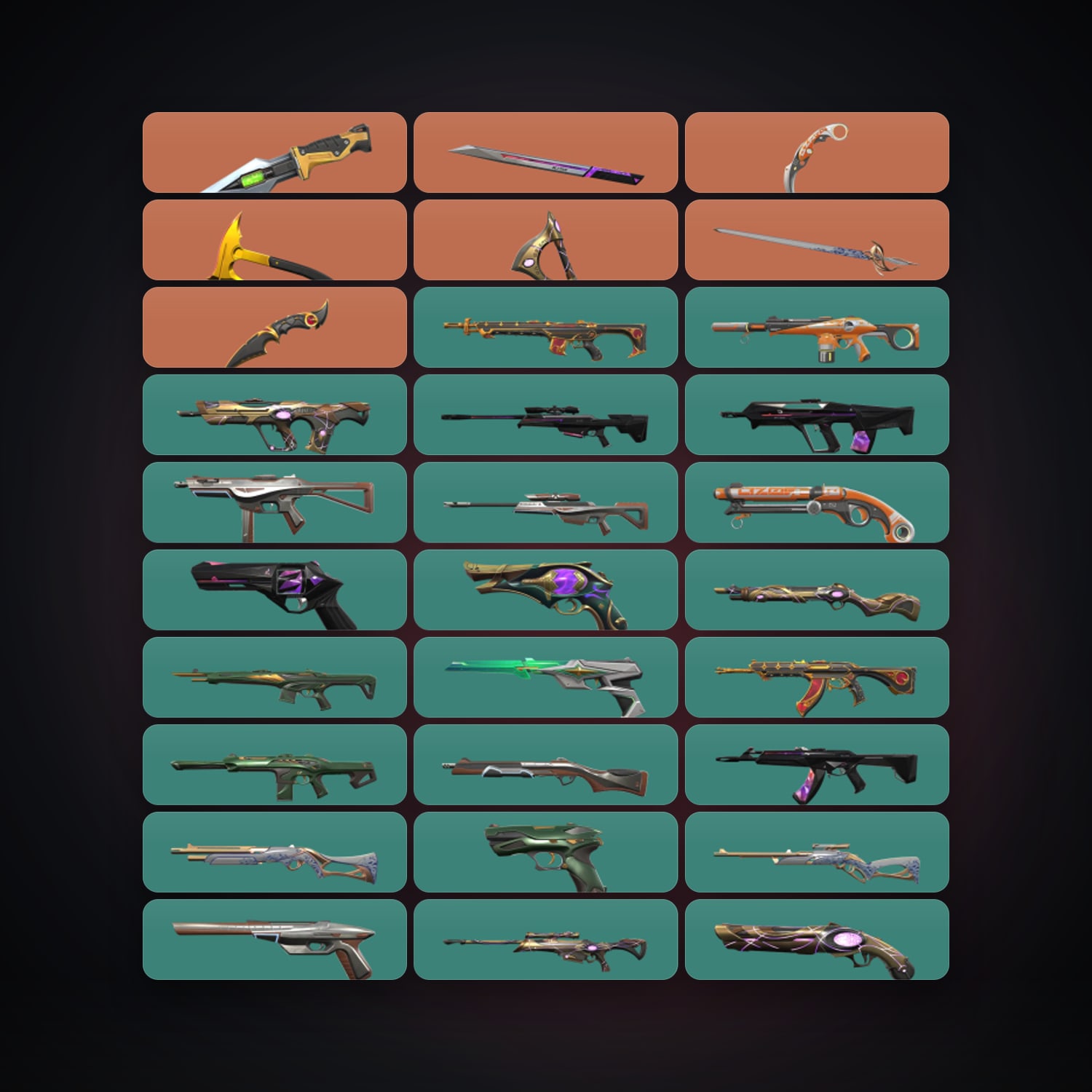 LA Silver 1 locker — 7 knives, 113 skins, lvl 328 — HabibiAccounts