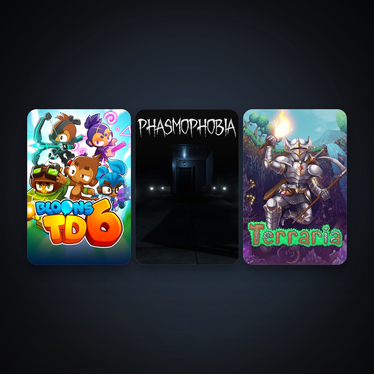 Terraria + Phasmophobia, 19 games, clean — HabibiAccounts