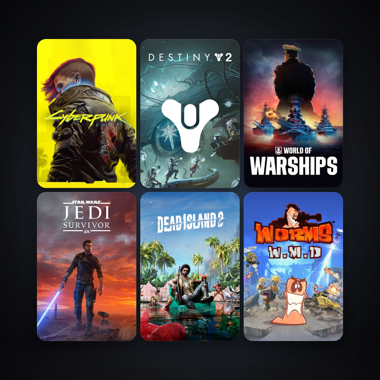 Worms W.M.D + World of Warships, 28 games, clean — HabibiAccounts