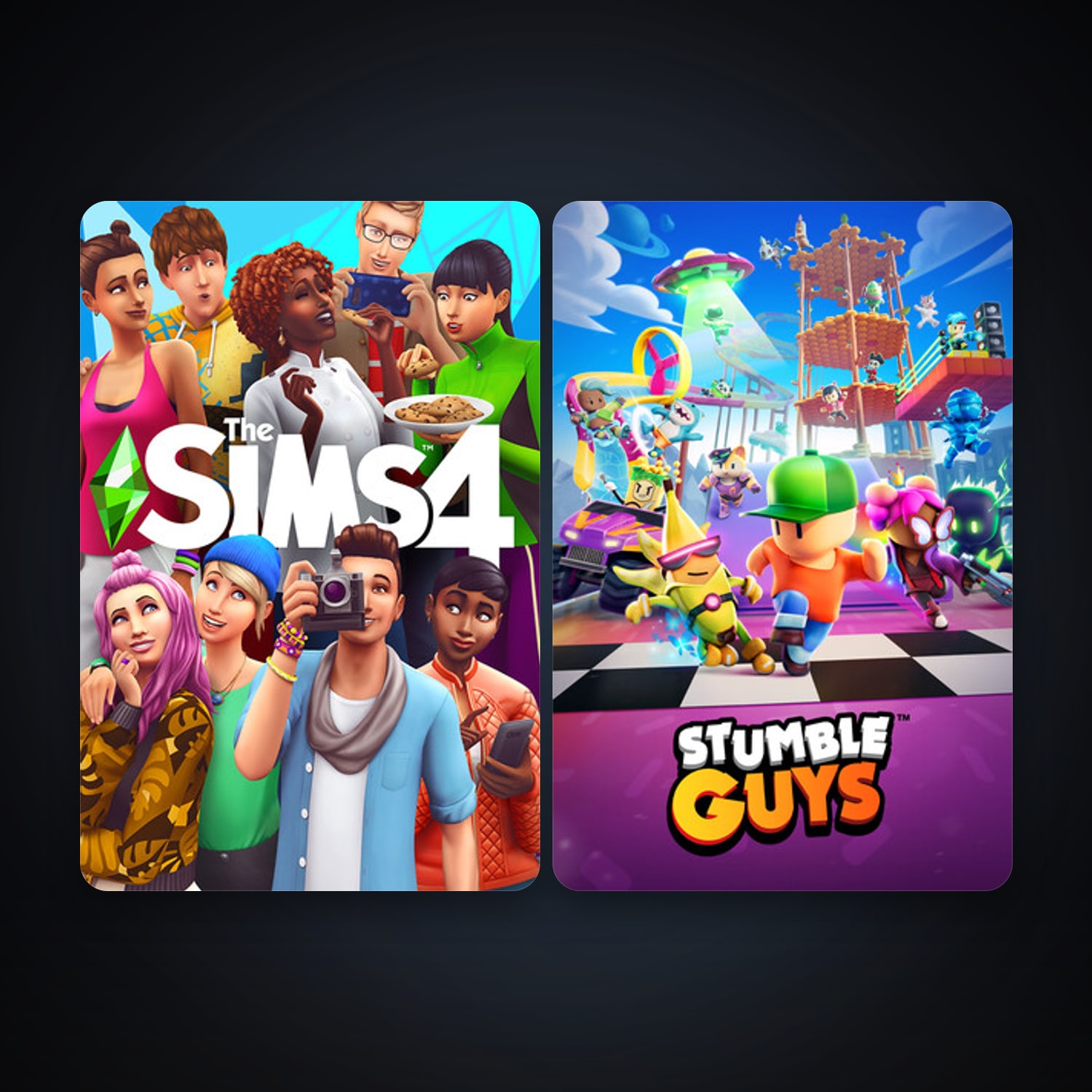 The Sims 4 + Stumble Guys, 3 games, clean — HabibiAccounts