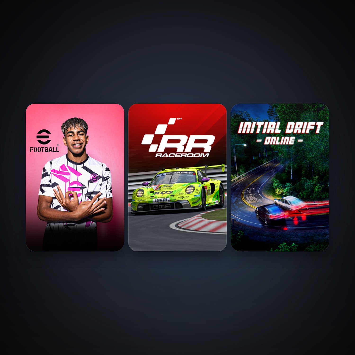 RaceRoom Racing Experience + Initial Drift Online, 15 games, clean — HabibiAccounts