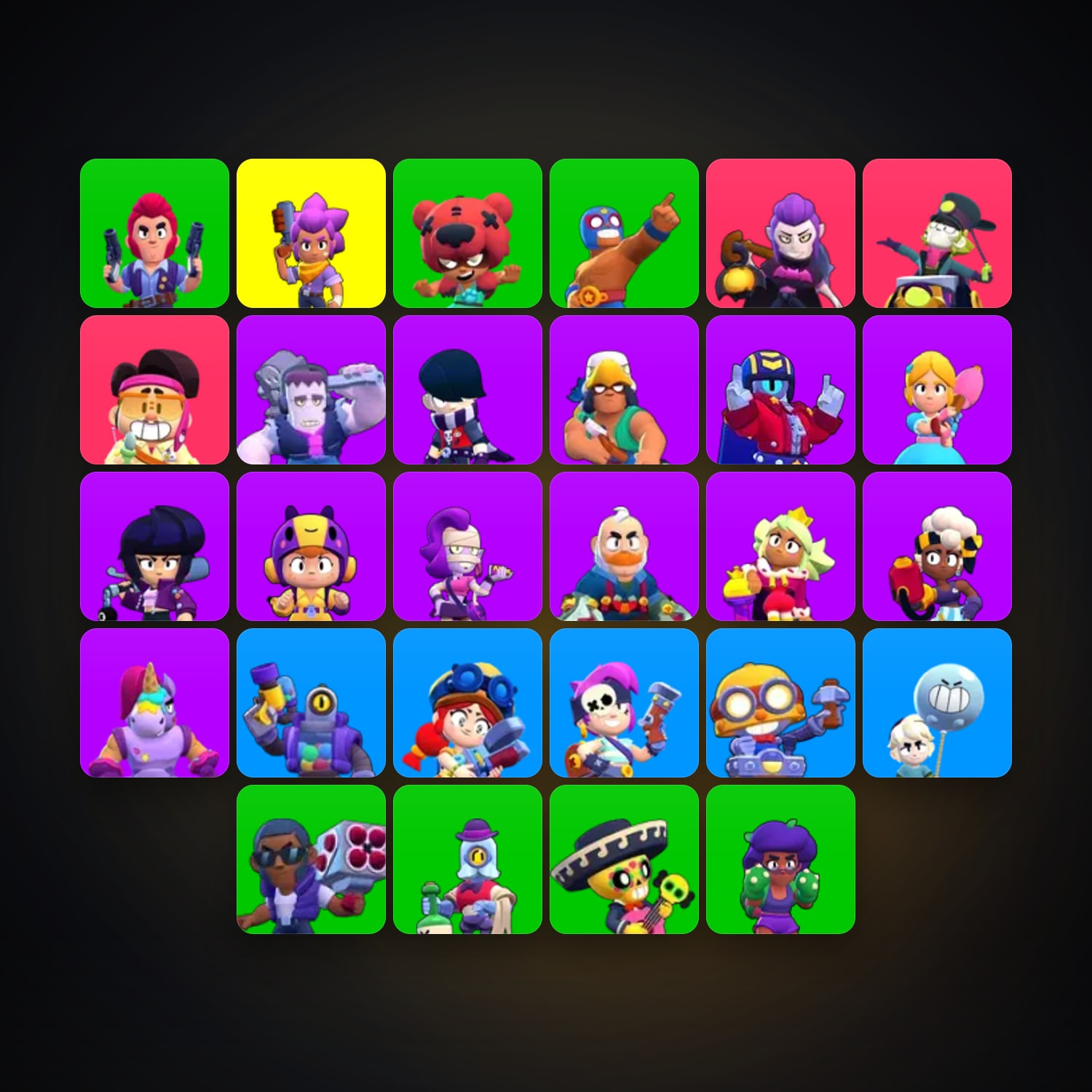 28 Brawlers | 1.4K Trophies — HabibiAccounts