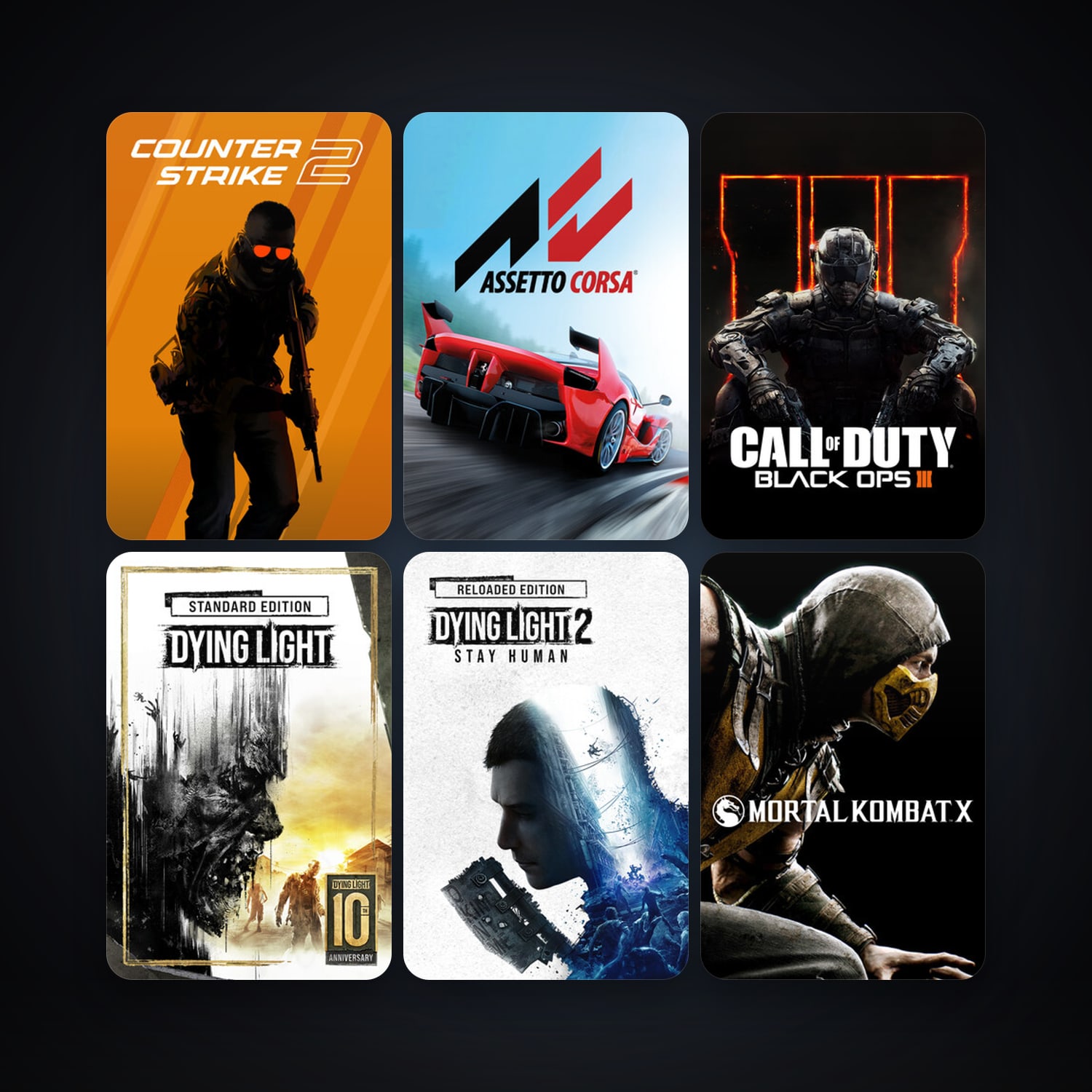 CS2 Prime + Dying Light, 49 games, Steam 10, clean — HabibiAccounts