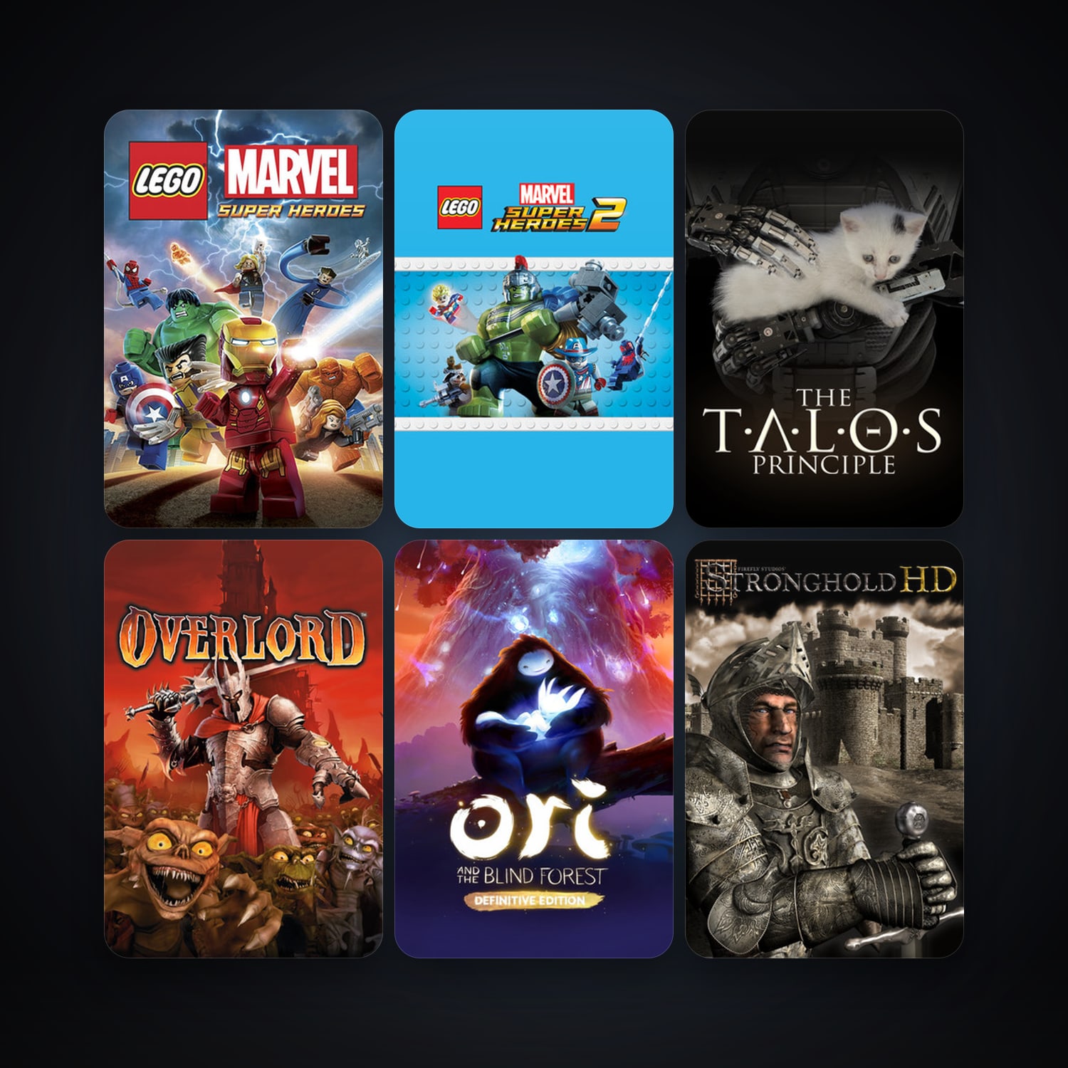 Overlord + Overlord: Raising Hell, 15 games, clean — HabibiAccounts