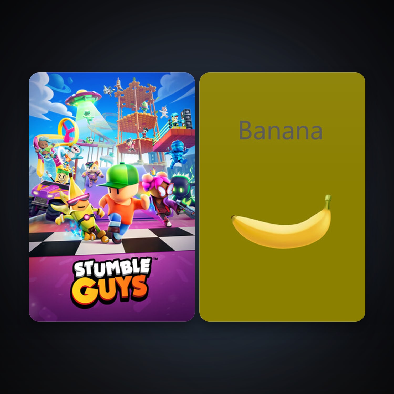 Stumble Guys + Banana, 3 games, clean — HabibiAccounts