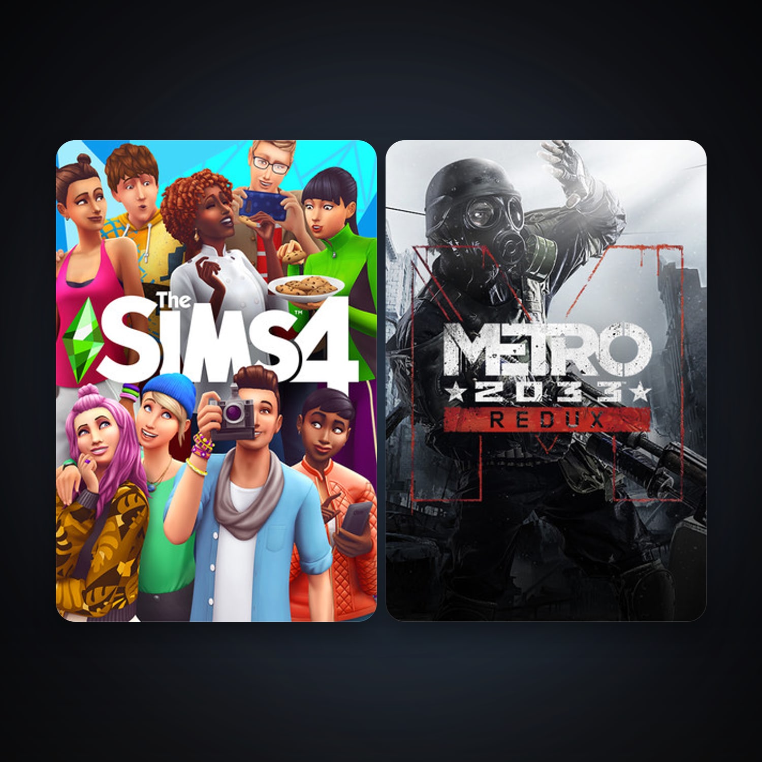 Metro 2033 Redux + The Sims 4, 6 games, clean — HabibiAccounts