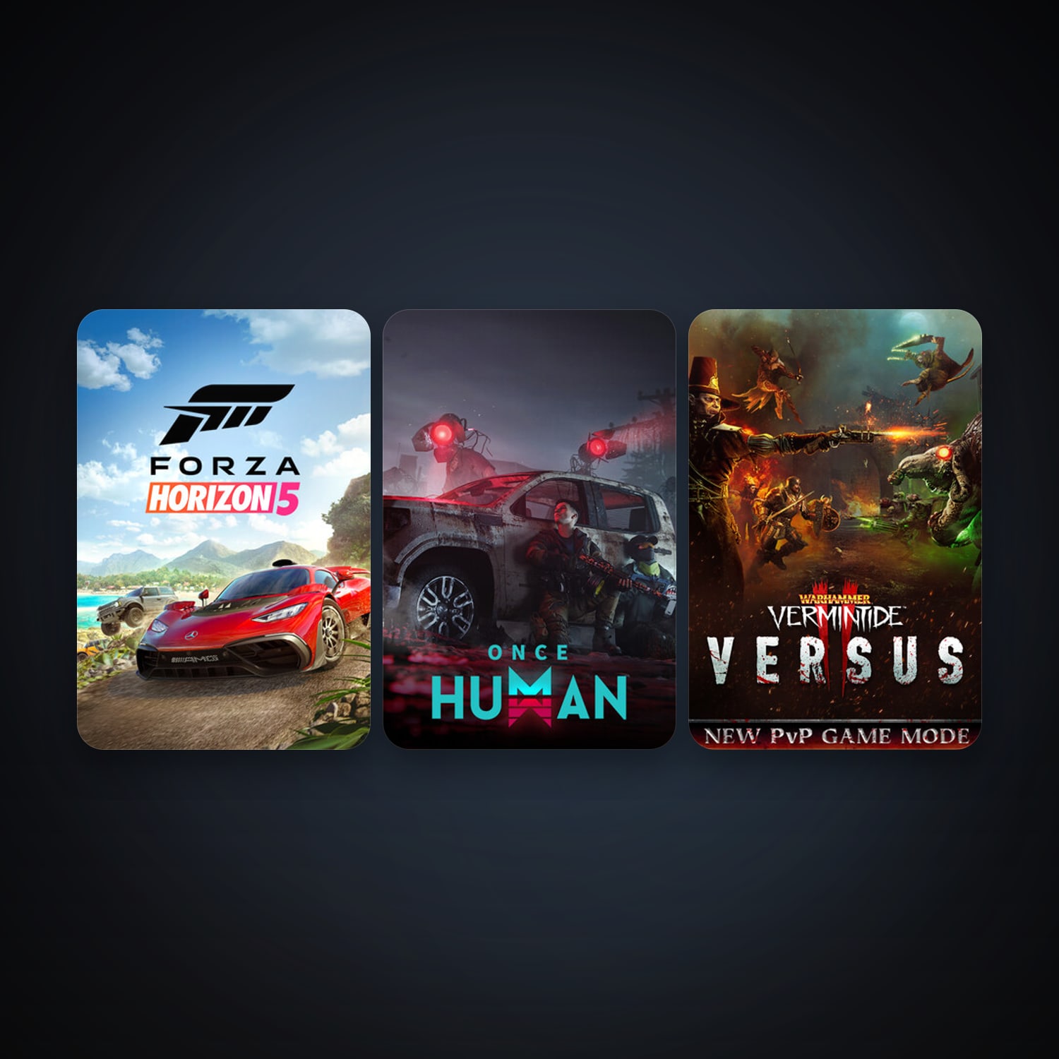 Warhammer: Vermintide 2 + Forza Horizon 5, 5 games, clean — HabibiAccounts