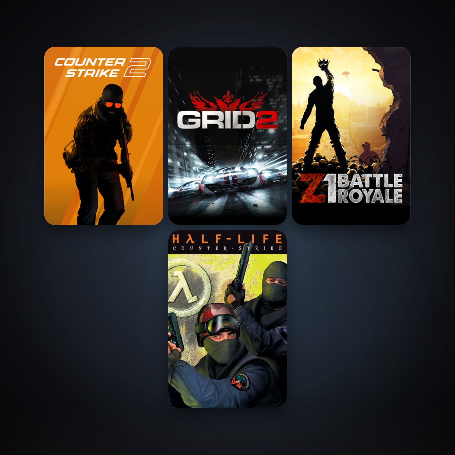 Counter-Strike + Counter-Strike: Source, 10 games, Steam 15, clean — HabibiAccounts