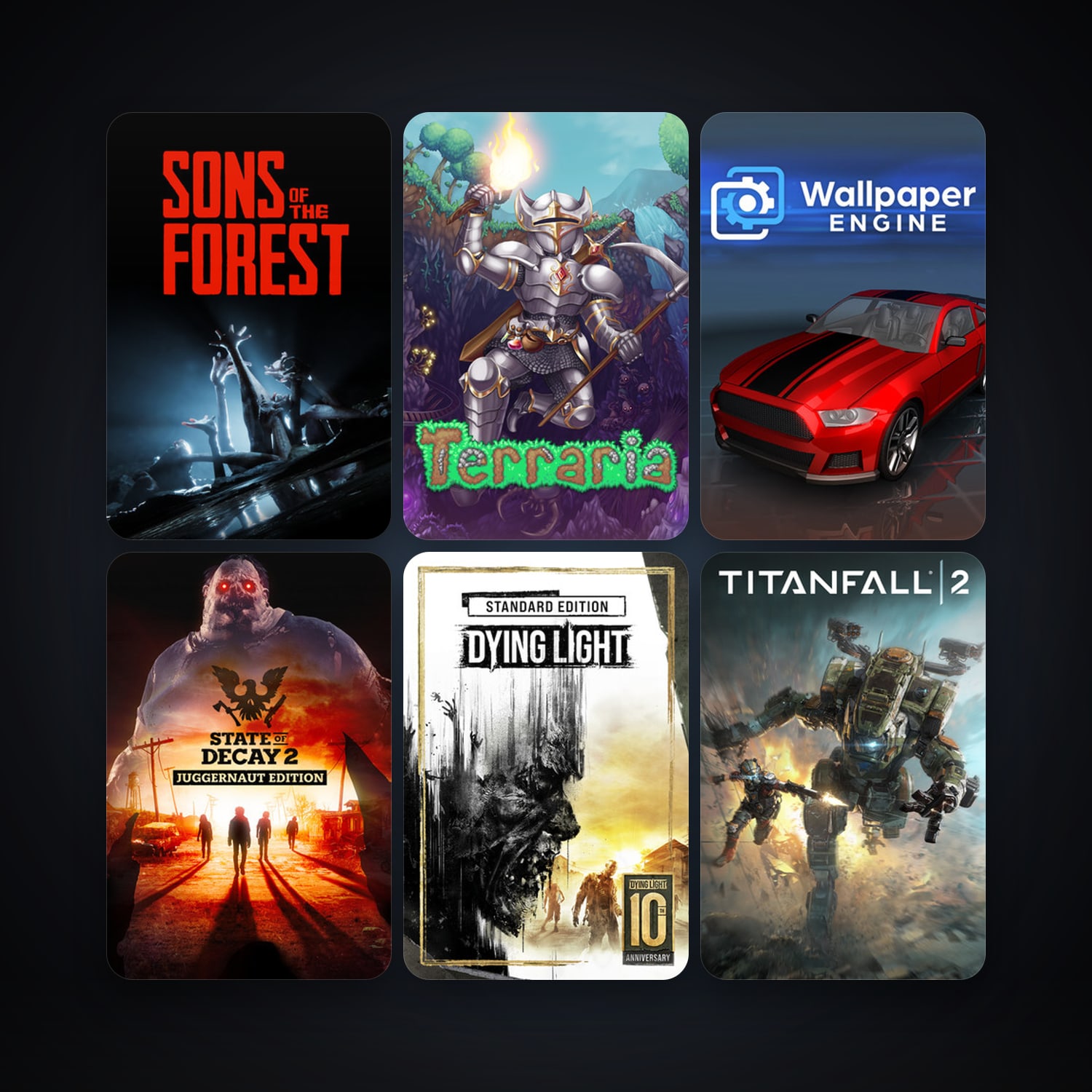 Terraria + Dying Light, 9 games, clean — HabibiAccounts