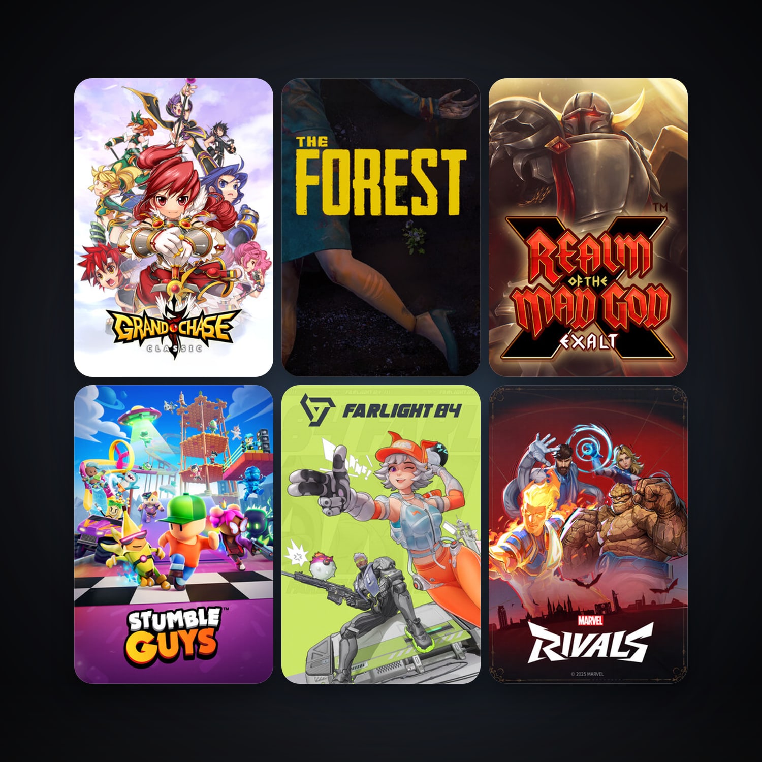 Realm of the Mad God + The Forest, 13 games, clean — HabibiAccounts