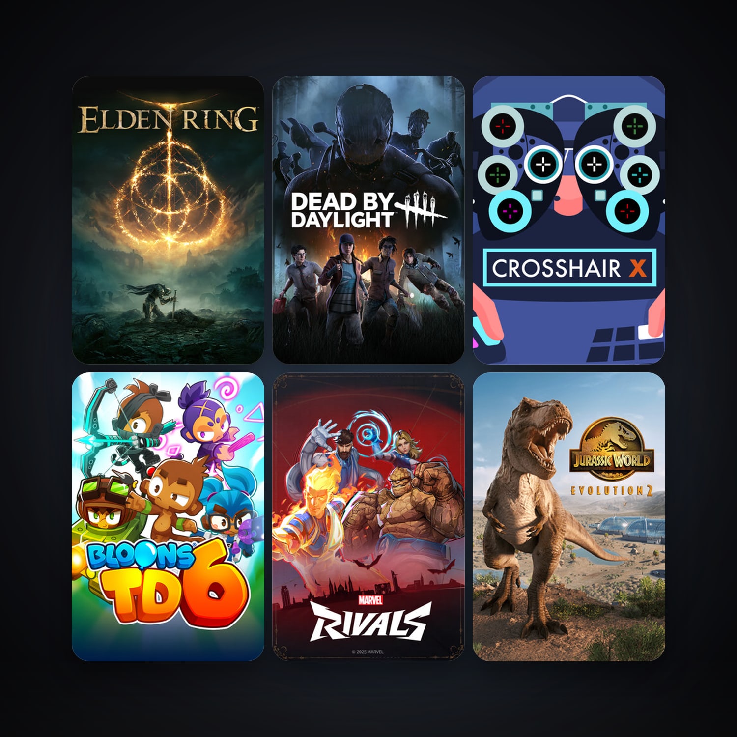 Dead by Daylight + Bloons TD 6, 23 games, clean — HabibiAccounts