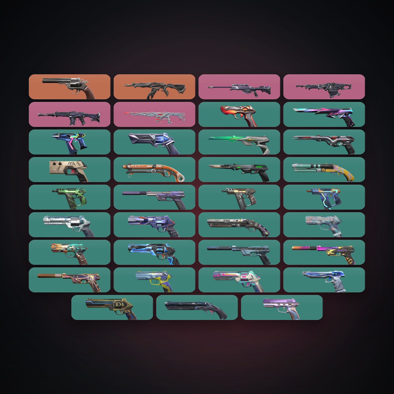 AP Silver 3 locker — 35 skins, lvl 433 — HabibiAccounts