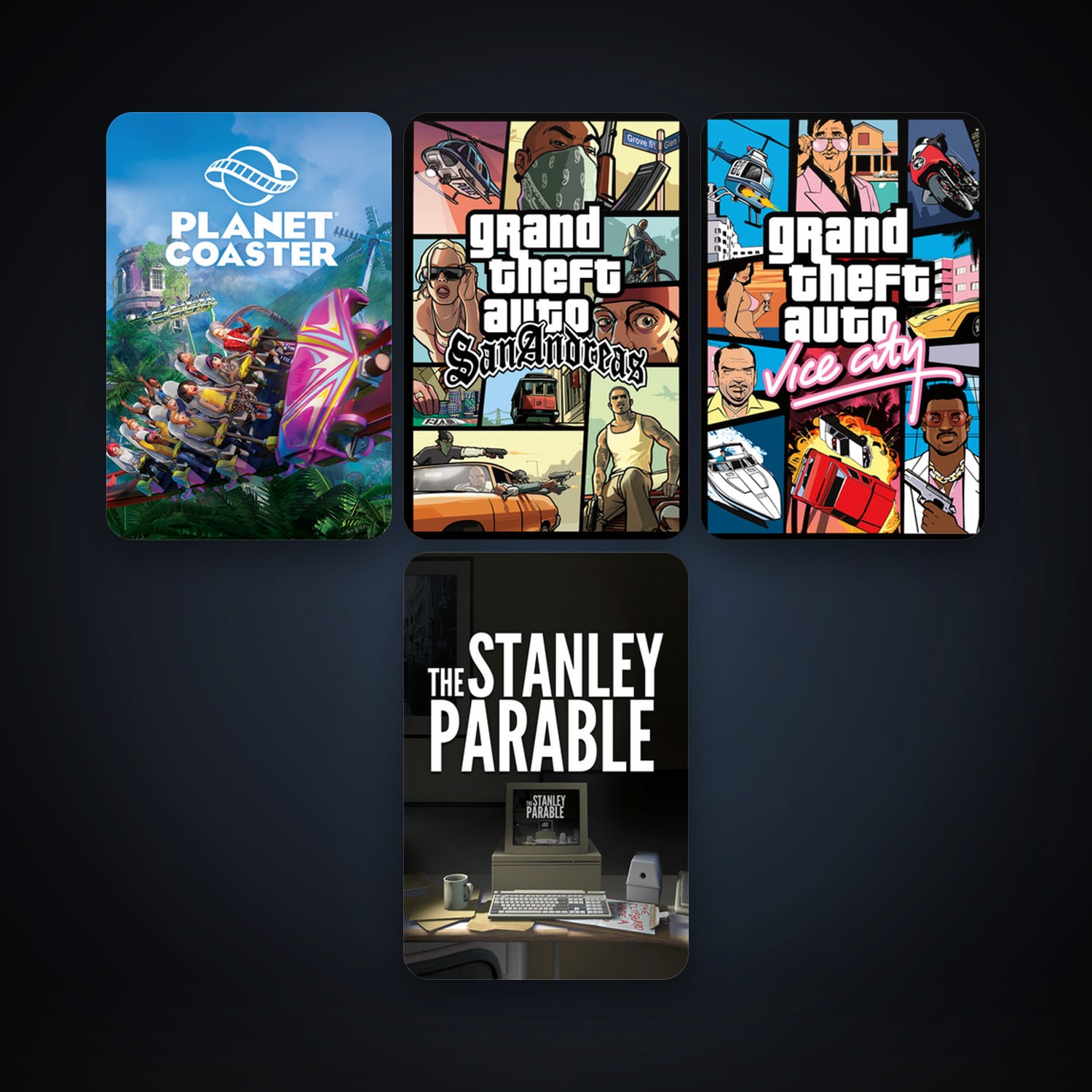 FlatOut + Grand Theft Auto: Vice City, 13 games, clean — HabibiAccounts