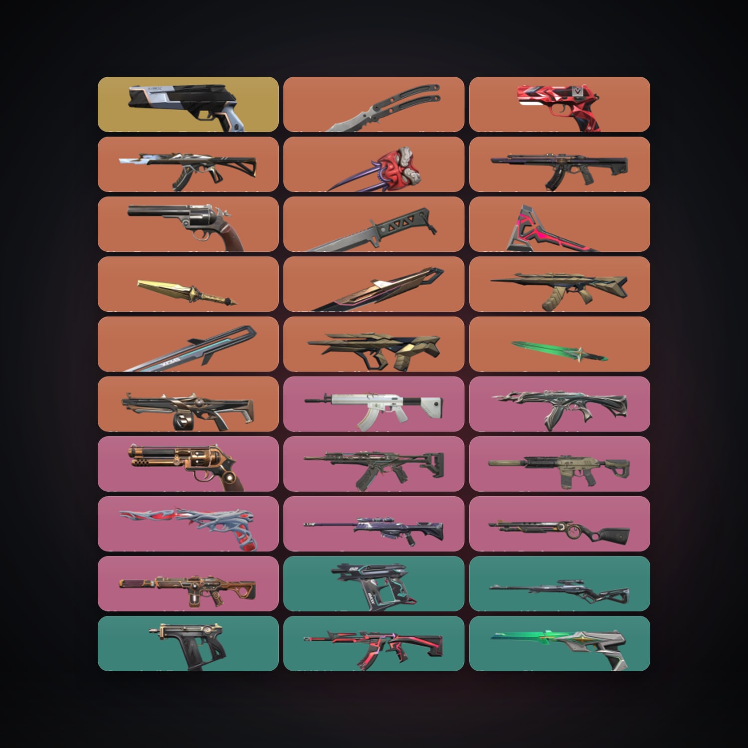 AP Immortal 1 locker — 8 knives, 84 skins, lvl 227 — HabibiAccounts