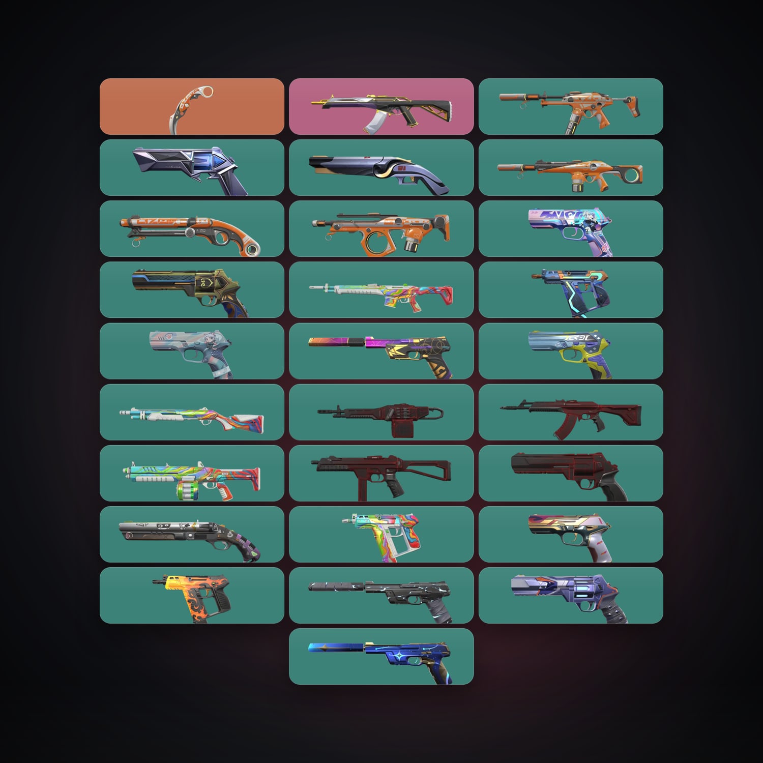 AP Silver 2 locker — 1 knives, 28 skins, lvl 251 — HabibiAccounts