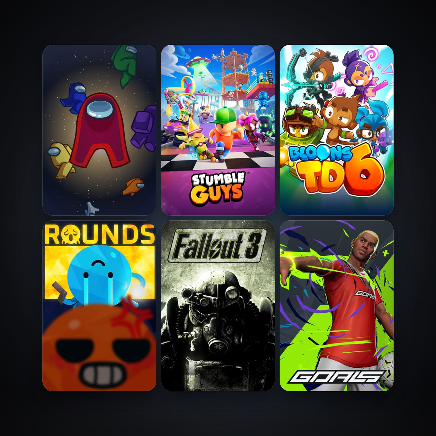 Fallout 3 + Among Us, 23 games, clean — HabibiAccounts