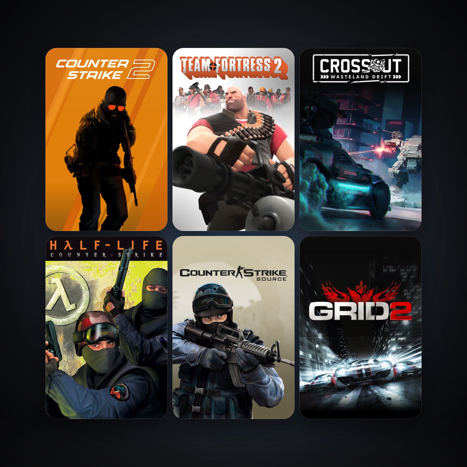 Counter-Strike + Counter-Strike: Source, 73 games, Steam 12, clean — HabibiAccounts