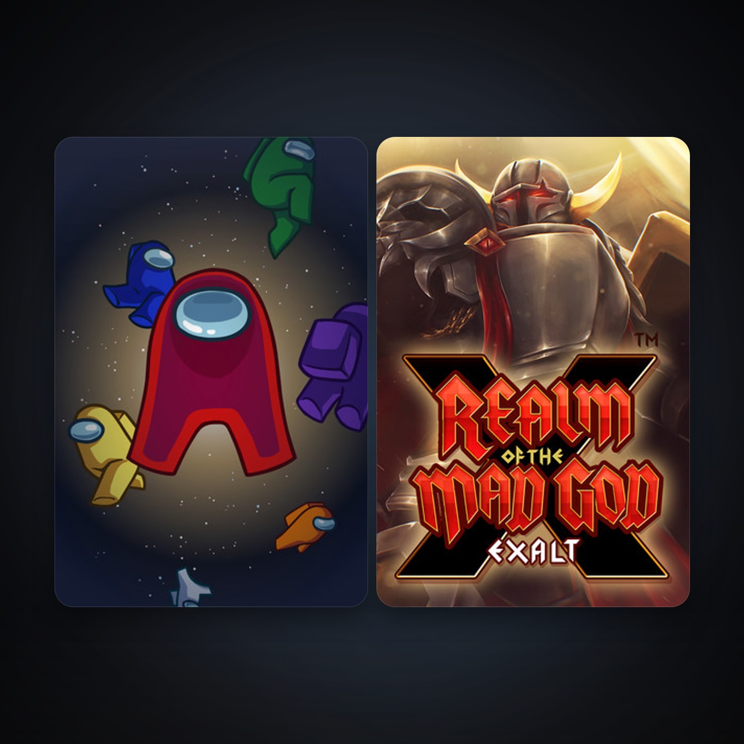 Realm of the Mad God + Among Us, 2 games, clean — HabibiAccounts