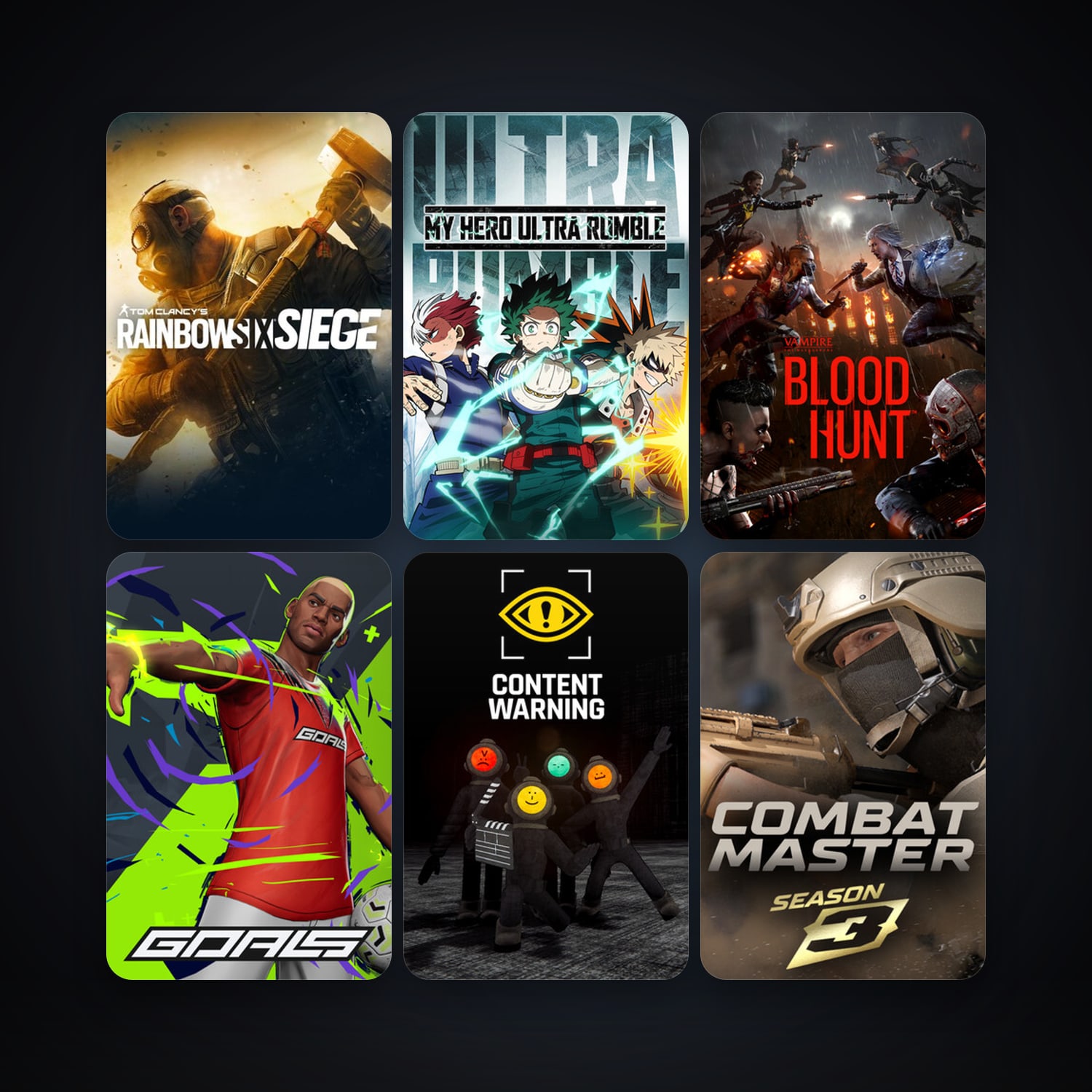 Tom Clancy's Rainbow Six Siege + Vampire: The Masquerade - Bloodhunt, 19 games, clean — HabibiAccounts