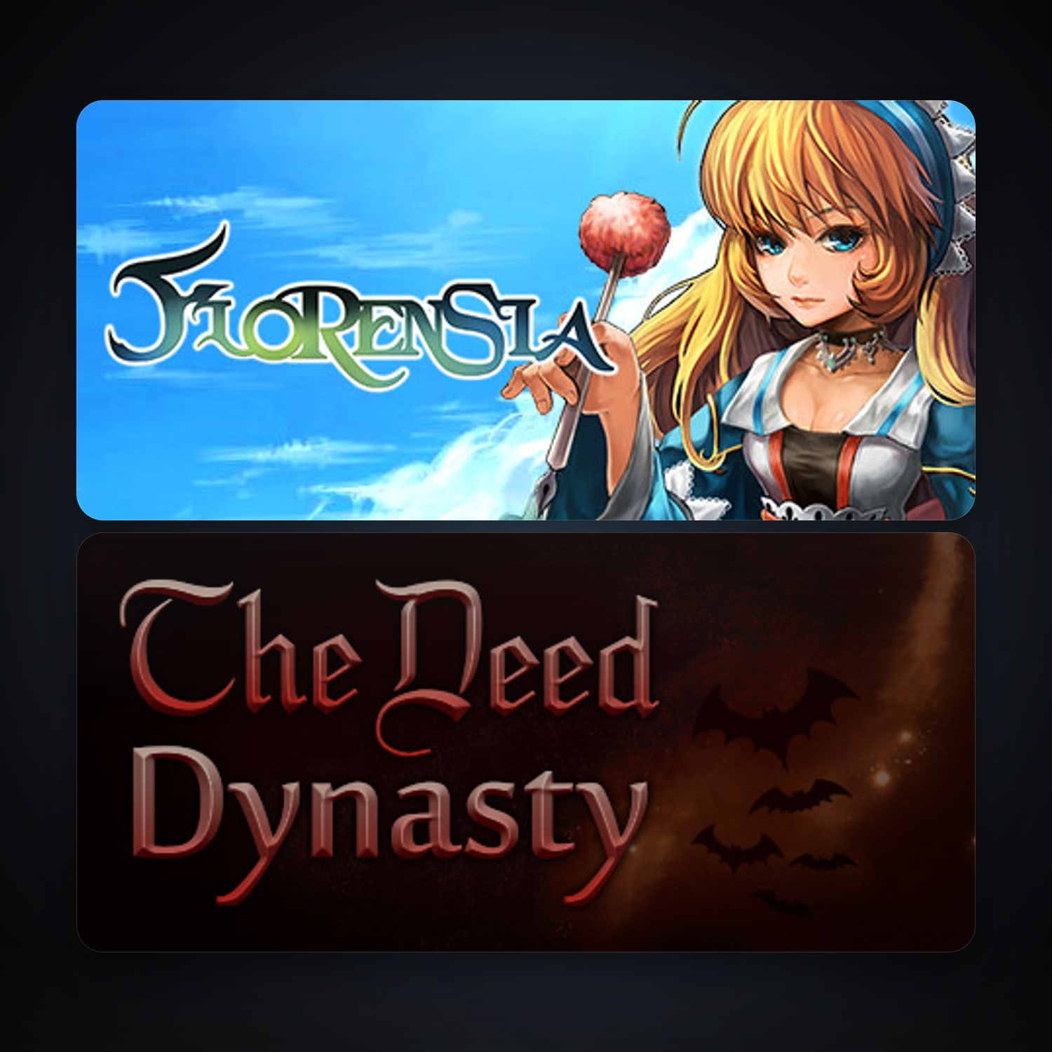 Florensia + The Deed: Dynasty, 5 games, clean — HabibiAccounts