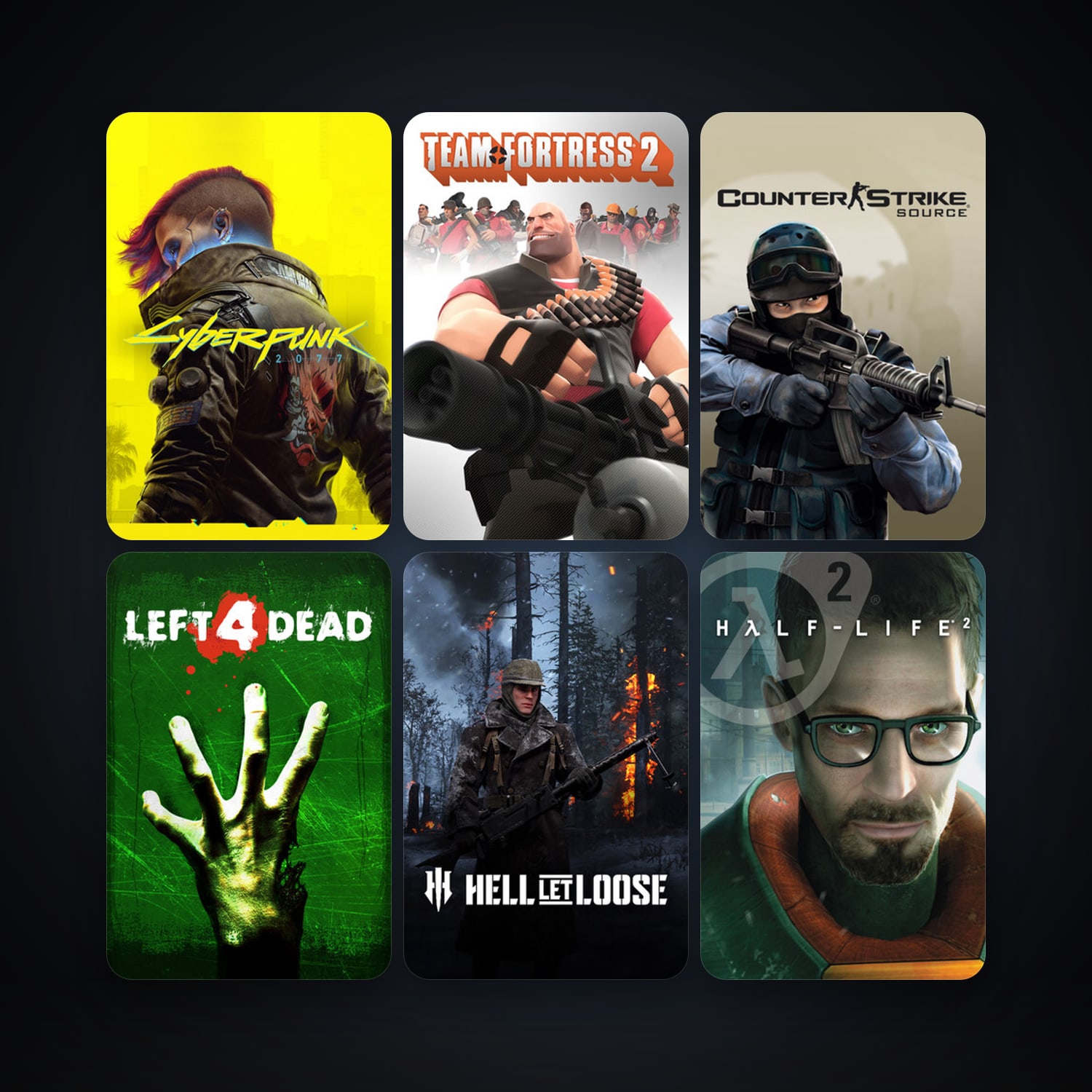Half-Life 2 + Counter-Strike: Source, 38 games, Steam 11, clean — HabibiAccounts