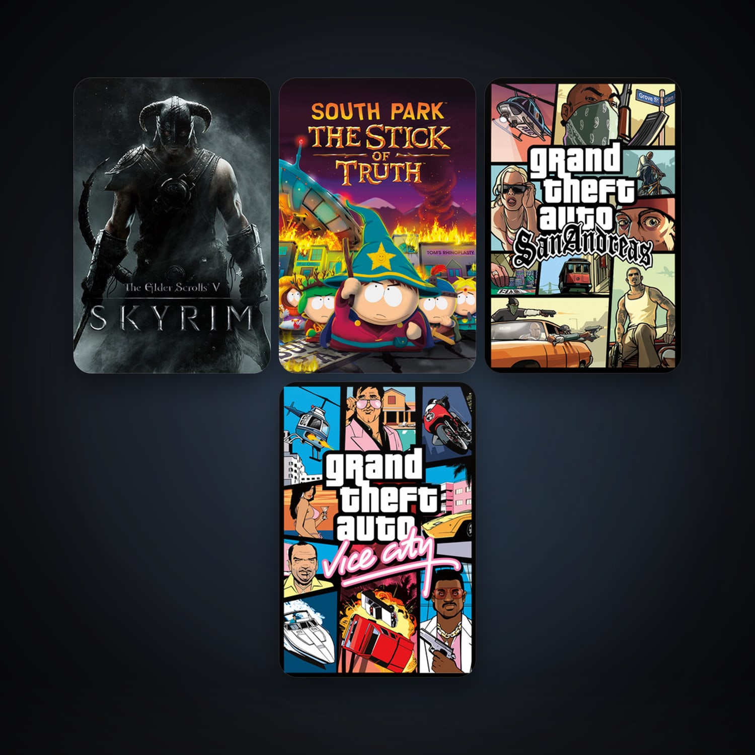 Grand Theft Auto: Vice City + Grand Theft Auto: San Andreas, 13 games, clean — HabibiAccounts