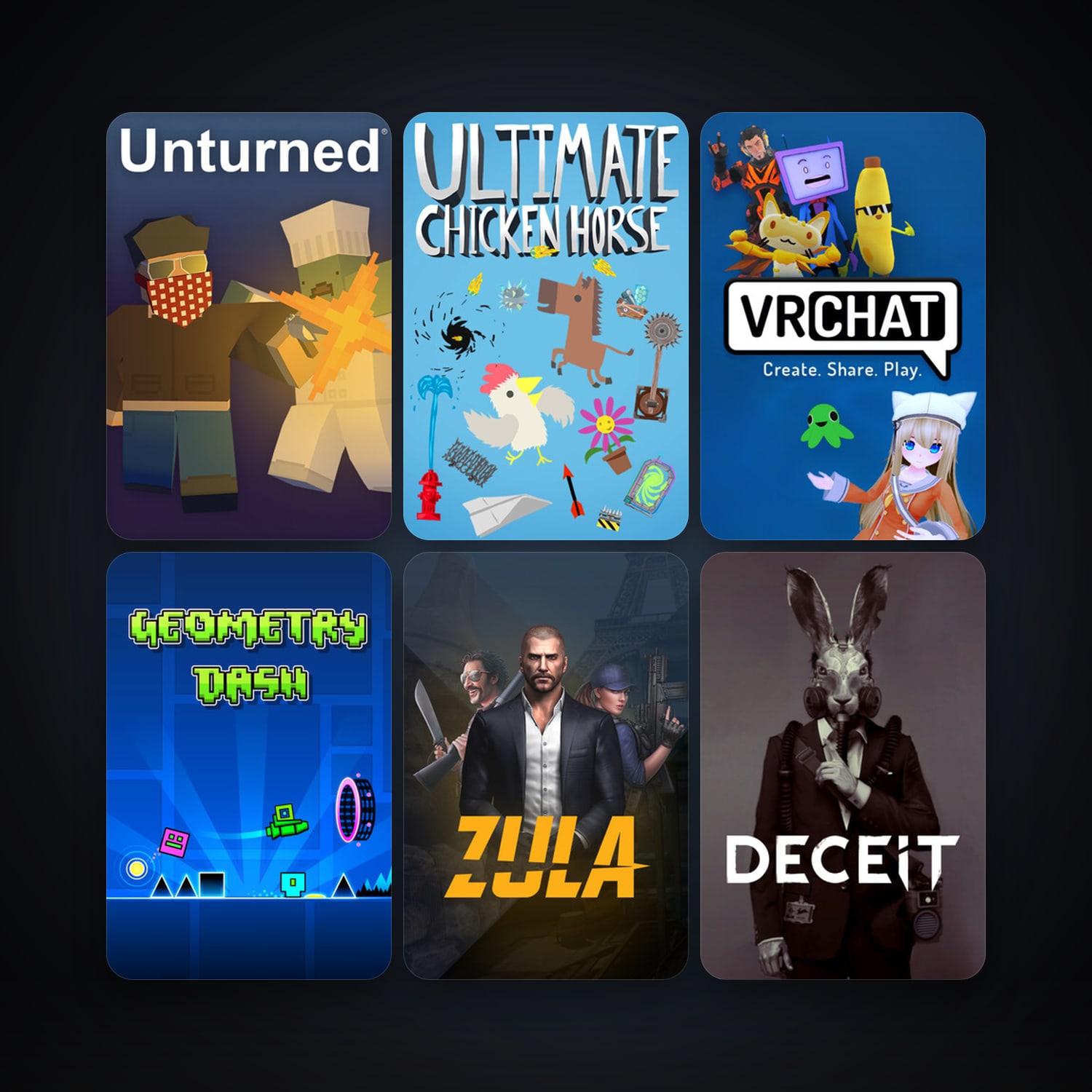 Free CS2 (No Prime) + Unturned, 12 games, clean — HabibiAccounts