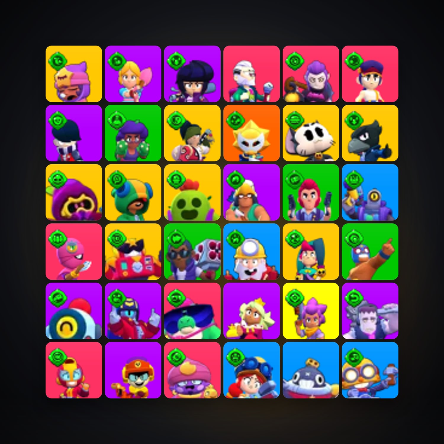 106 Brawlers | 64.6K Trophies — Supercell Account · 261304242 — HabibiAccounts