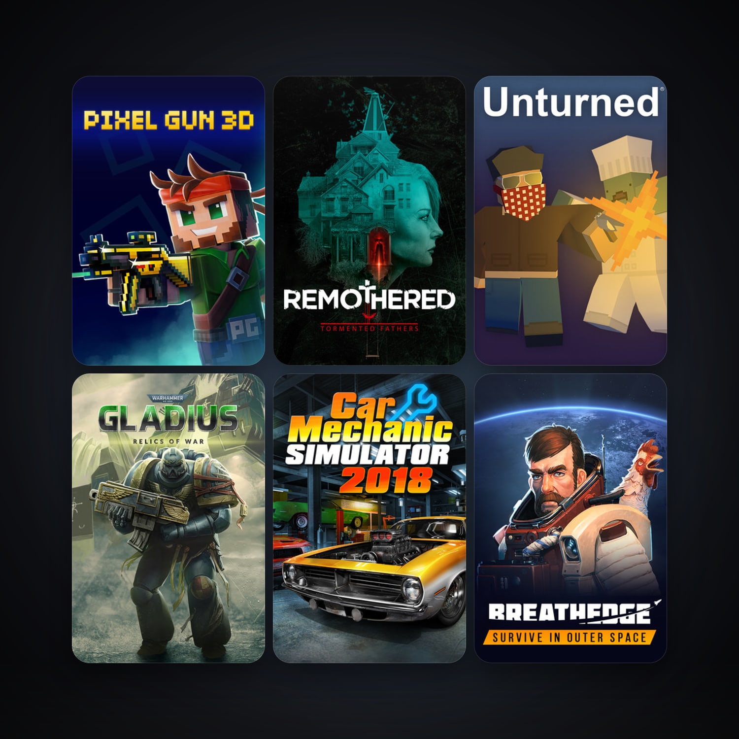 Steam account: Unturned + Warhammer 40,000: Gladius - Relics of War, 13 games, clean — HabibiAccounts