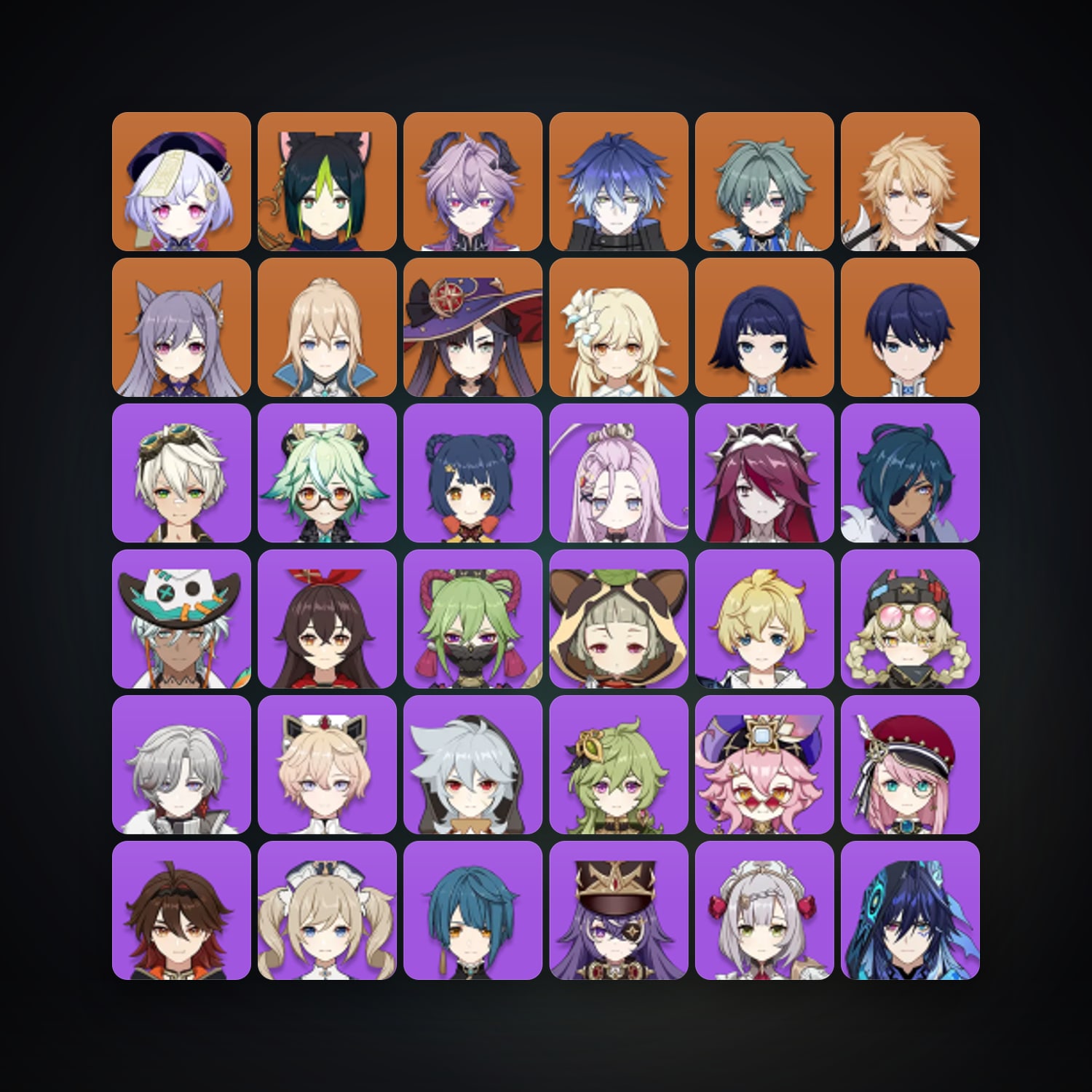 Genshin Impact | AR 50 | 50 Chars | 9× 5★ — Genshin / miHoYo Account — HabibiAccounts
