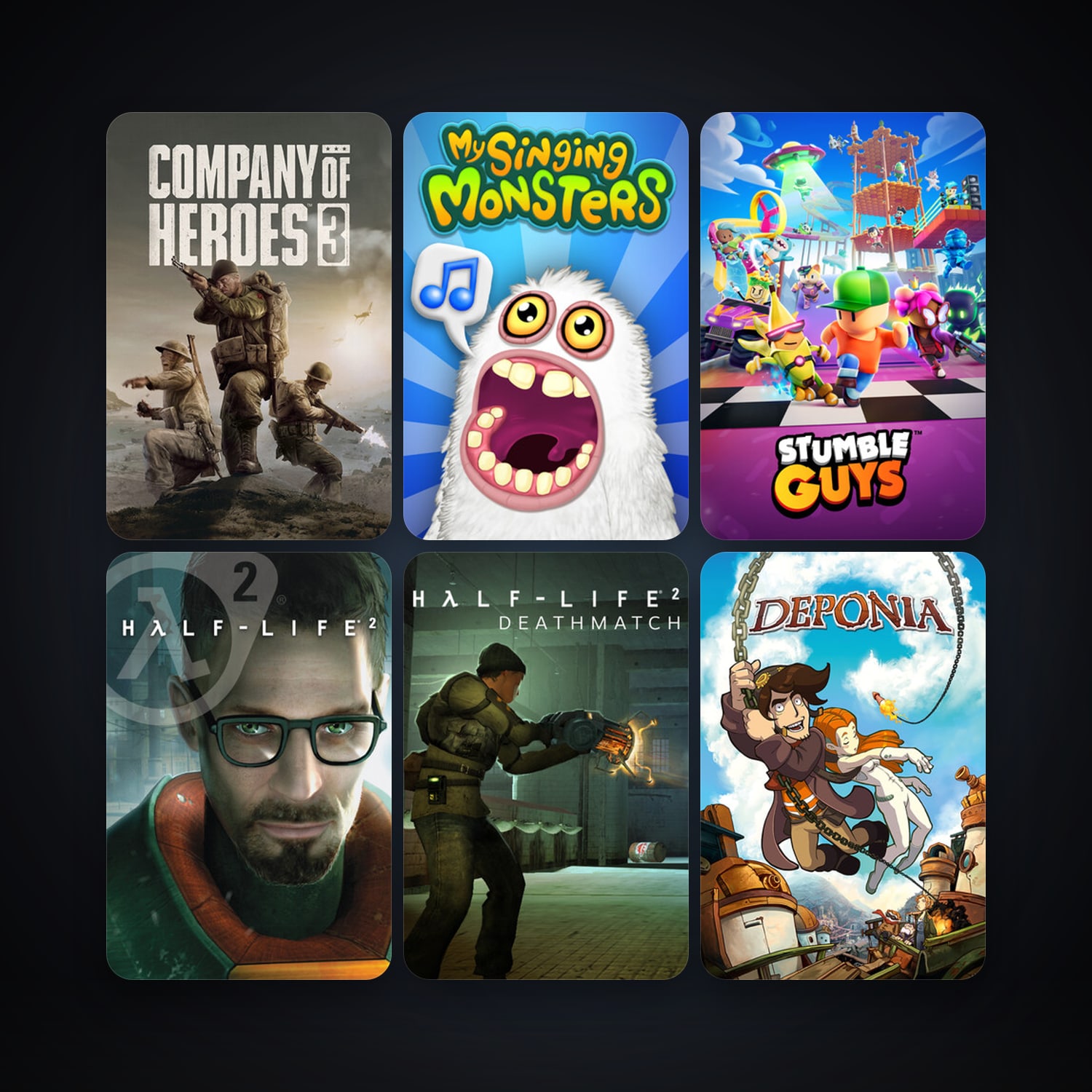 Half-Life 2 + Half-Life 2: Deathmatch, 36 games, clean — HabibiAccounts