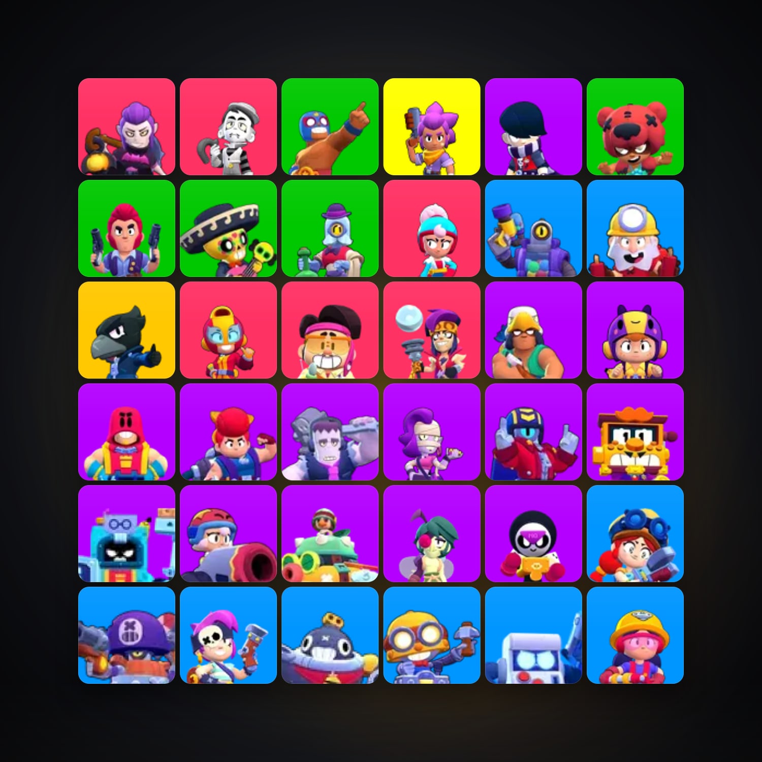 40 Brawlers | 7K Trophies — HabibiAccounts