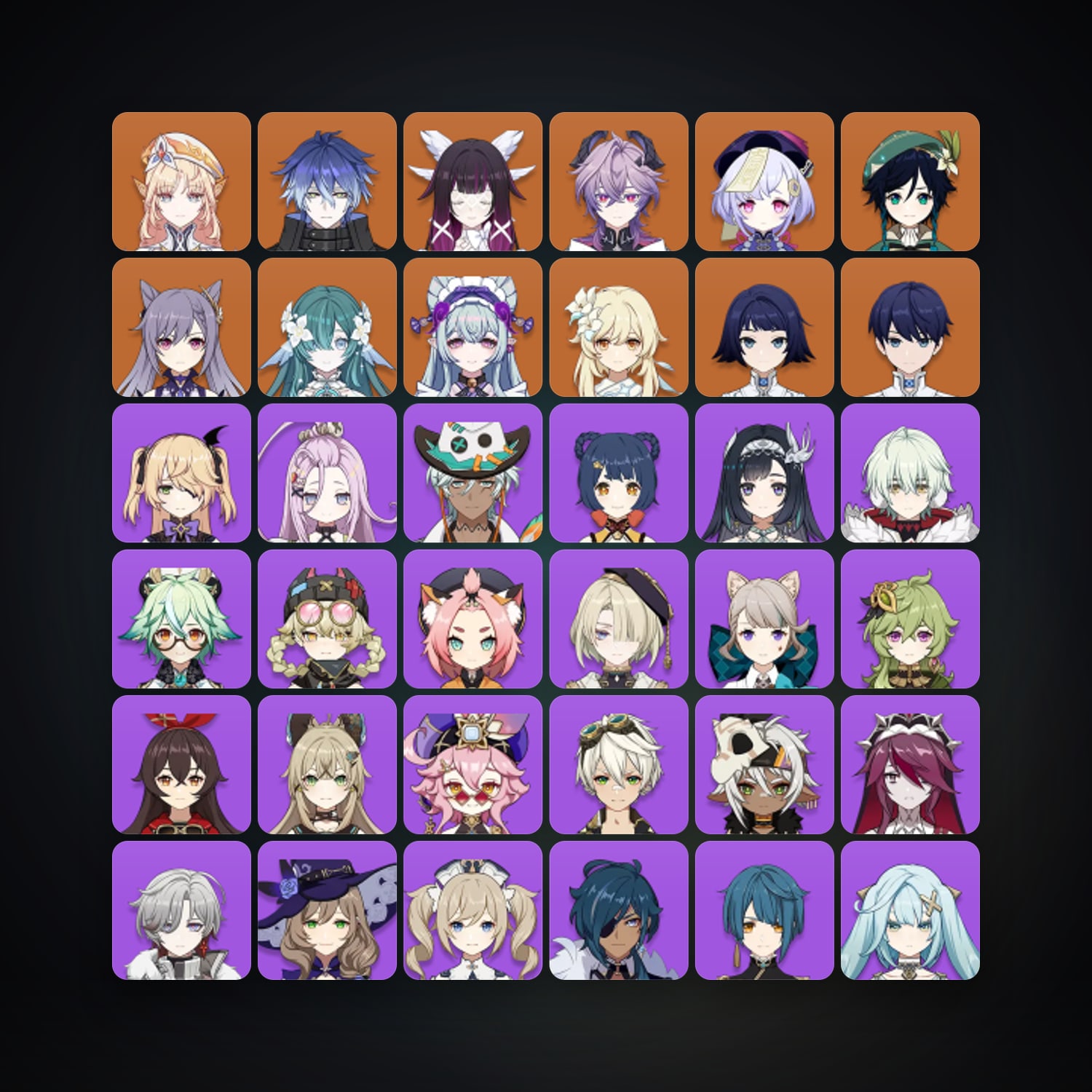 Genshin Impact | AR 55 | 48 Chars | 9× 5★ — Genshin / miHoYo Account · 261310039 — HabibiAccounts
