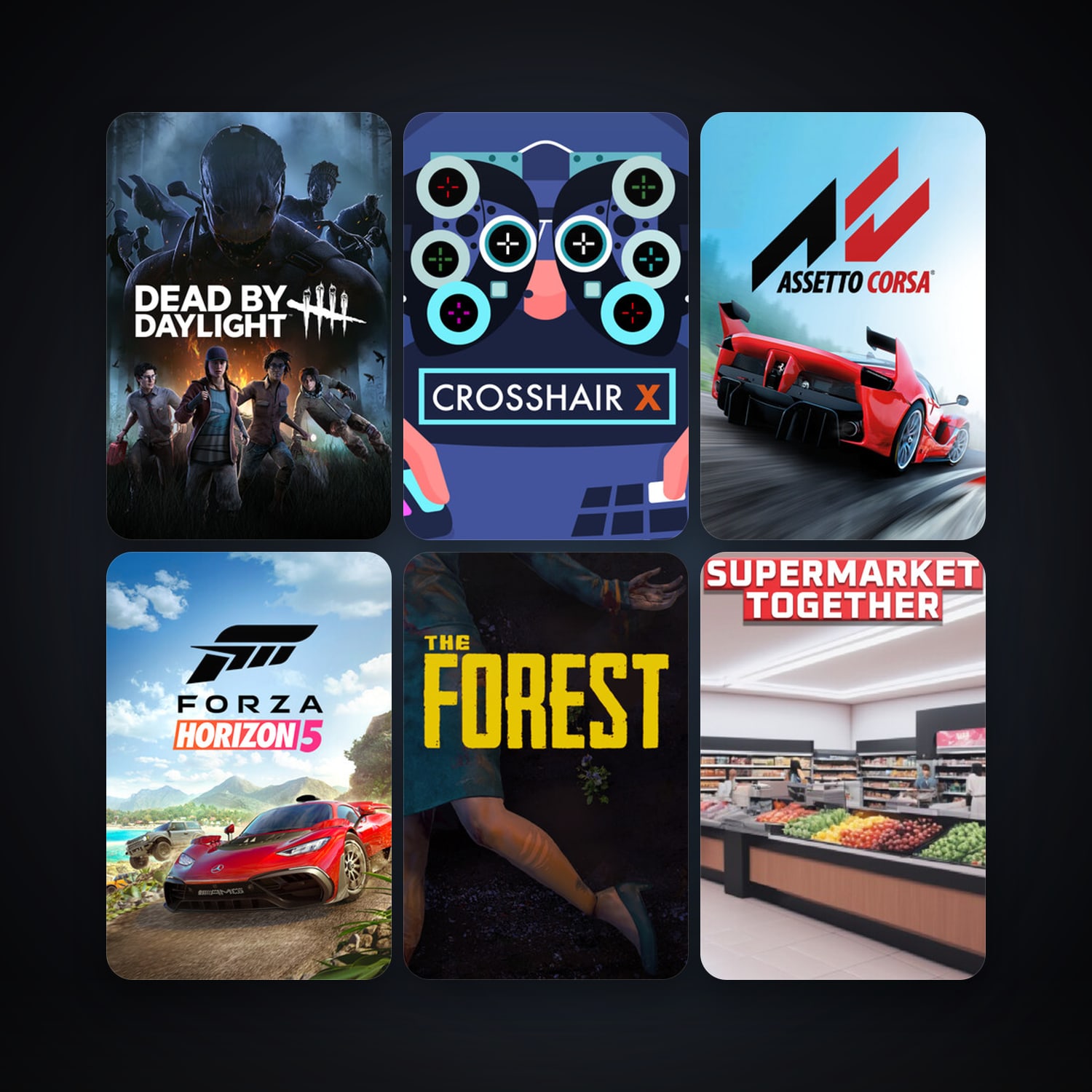 The Forest + Assetto Corsa, 27 games, clean — HabibiAccounts