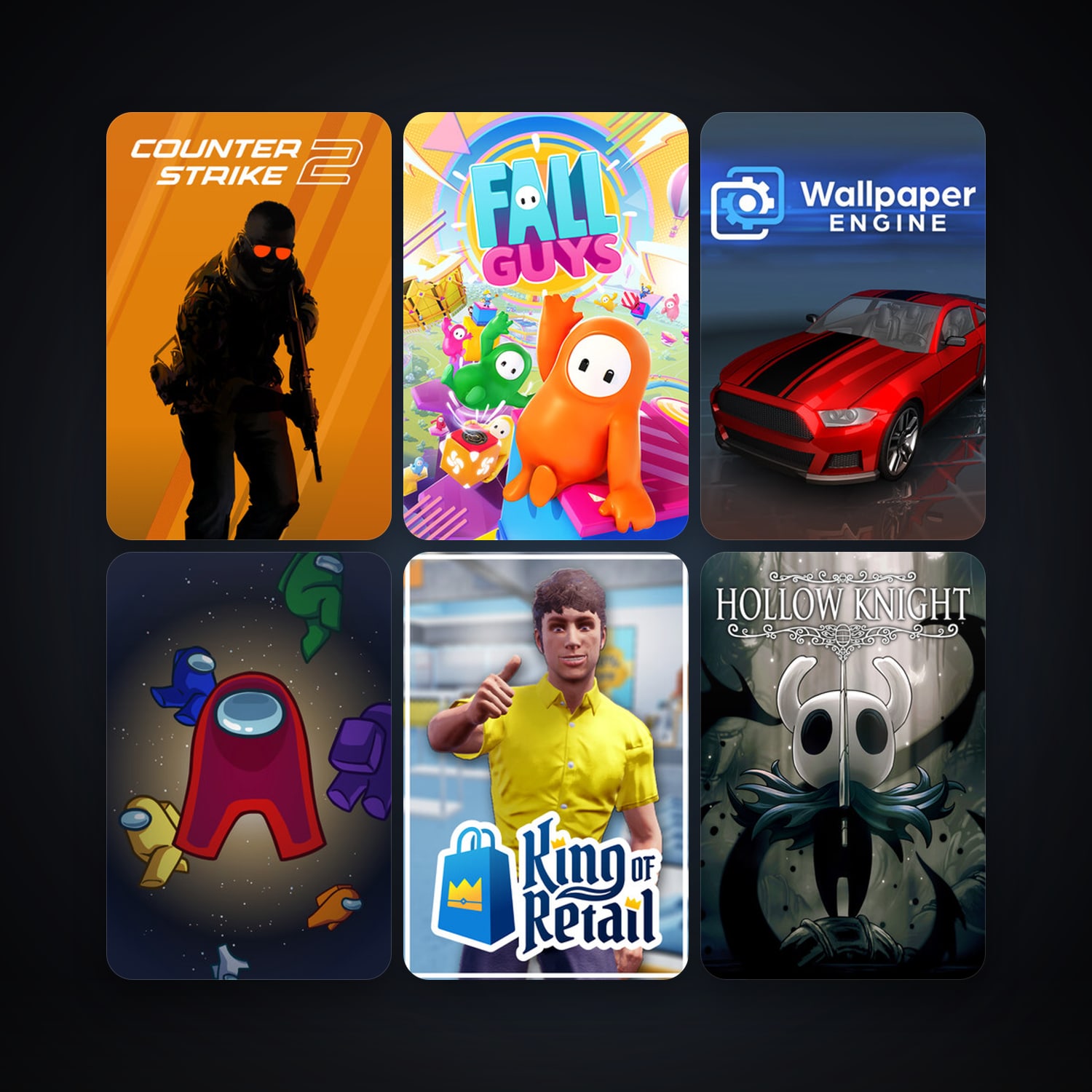 CS2 Prime + Hollow Knight, 33 games, clean — HabibiAccounts