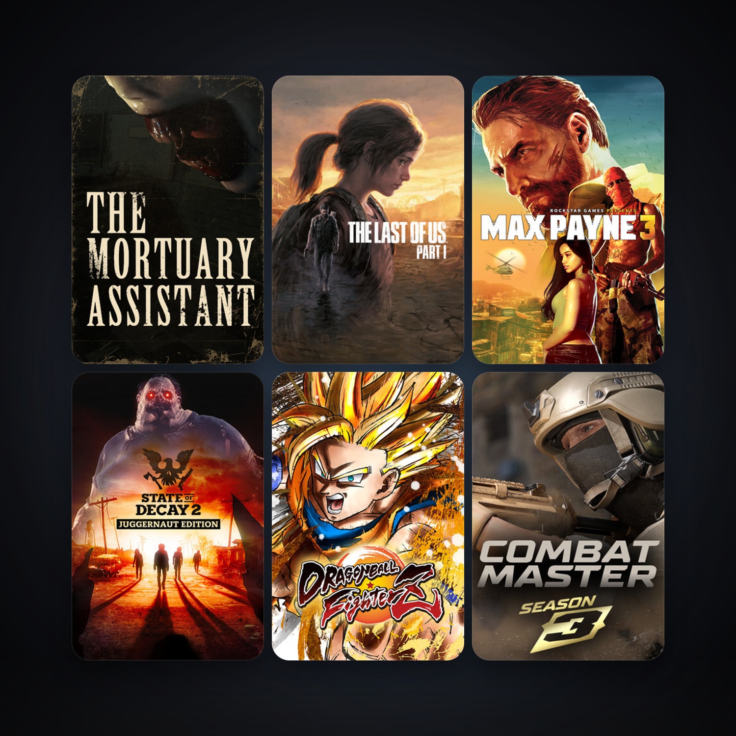 Max Payne 3 + State of Decay 2: Juggernaut Edition, 110 games, Steam 10, clean — HabibiAccounts