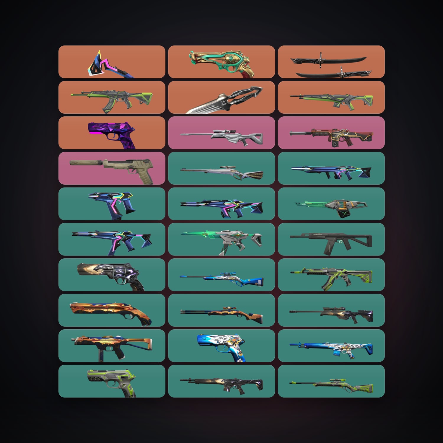 NA Diamond 2 locker — 3 knives, 32 skins, lvl 65 — HabibiAccounts