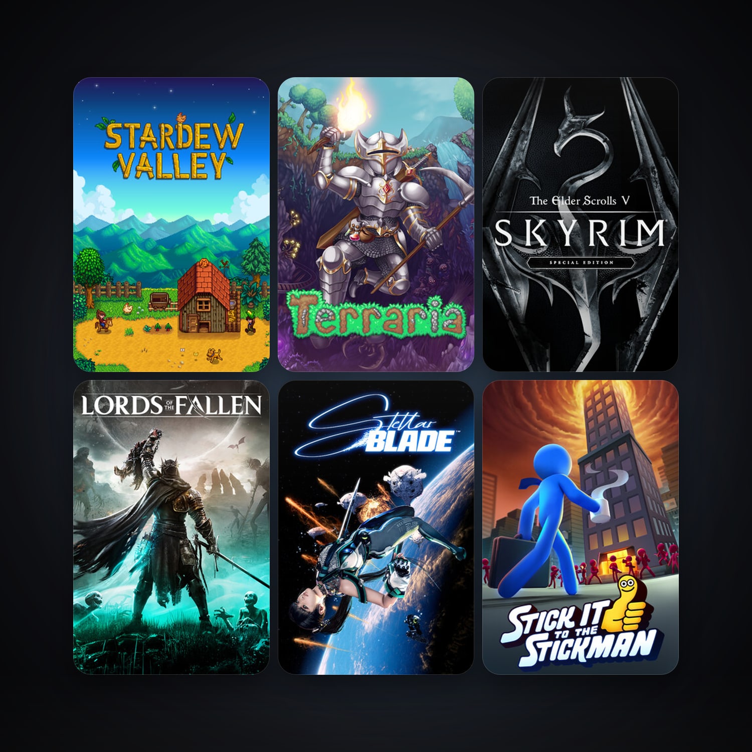 Terraria + Dishonored, 17 games, clean — HabibiAccounts