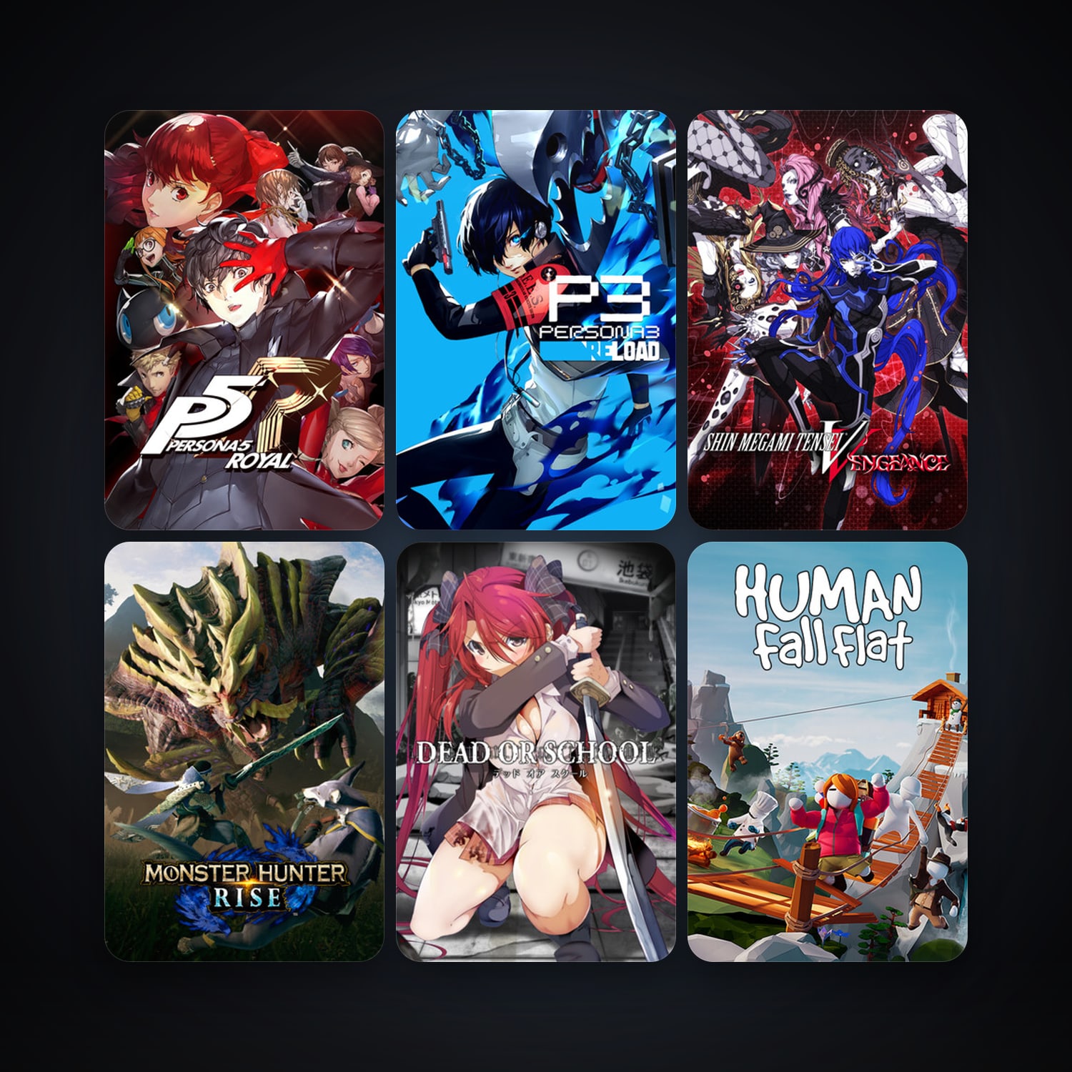 Human: Fall Flat + DEAD OR SCHOOL, 22 games, clean — HabibiAccounts