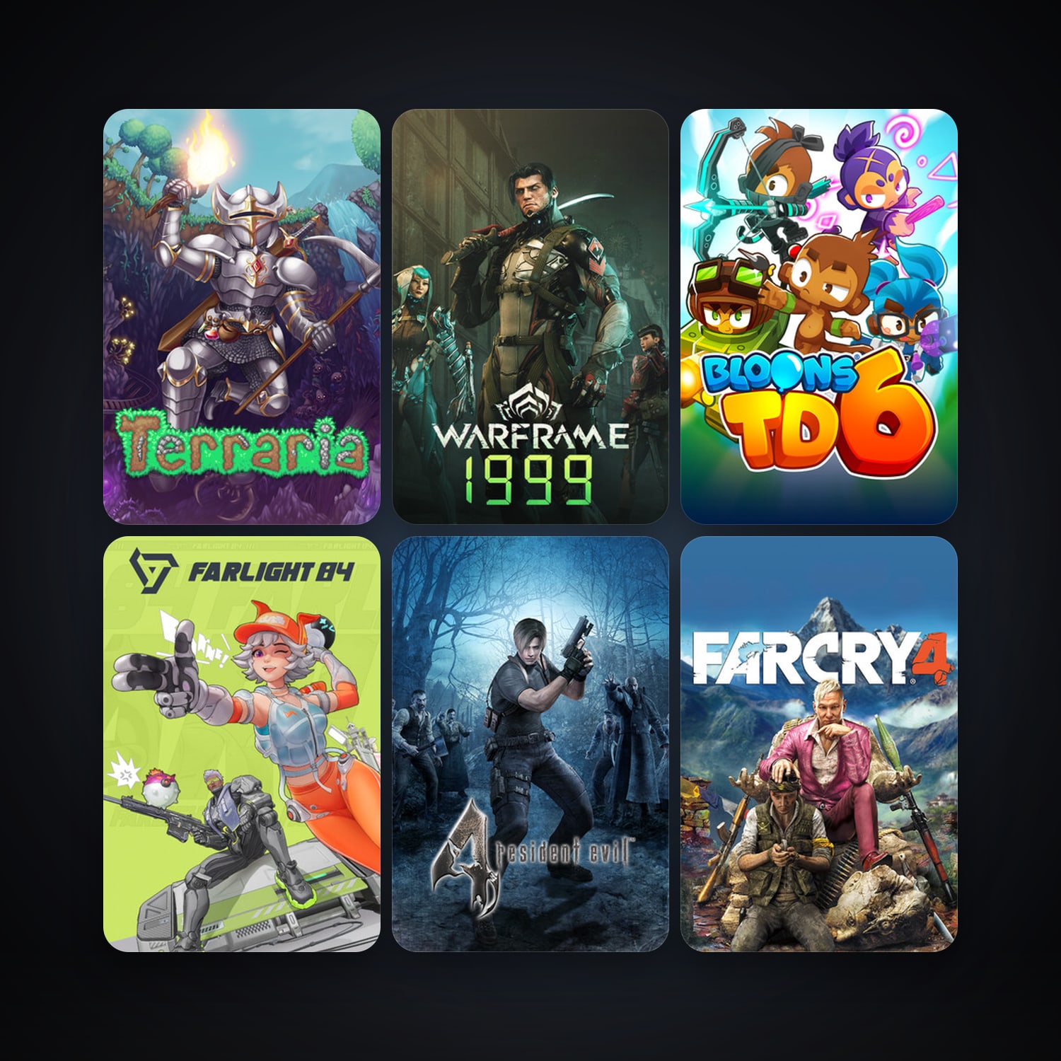 Terraria + Warframe, 107 games, Steam 10, clean — HabibiAccounts