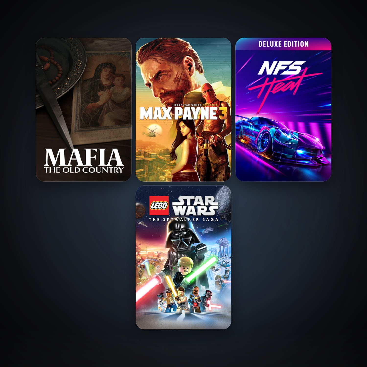 Max Payne 3 + LEGO Star Wars: The Skywalker Saga, 10 games, clean — HabibiAccounts