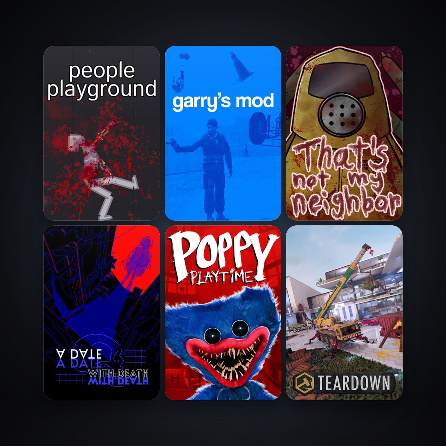 Garry's Mod + People Playground, 11 games, clean — HabibiAccounts