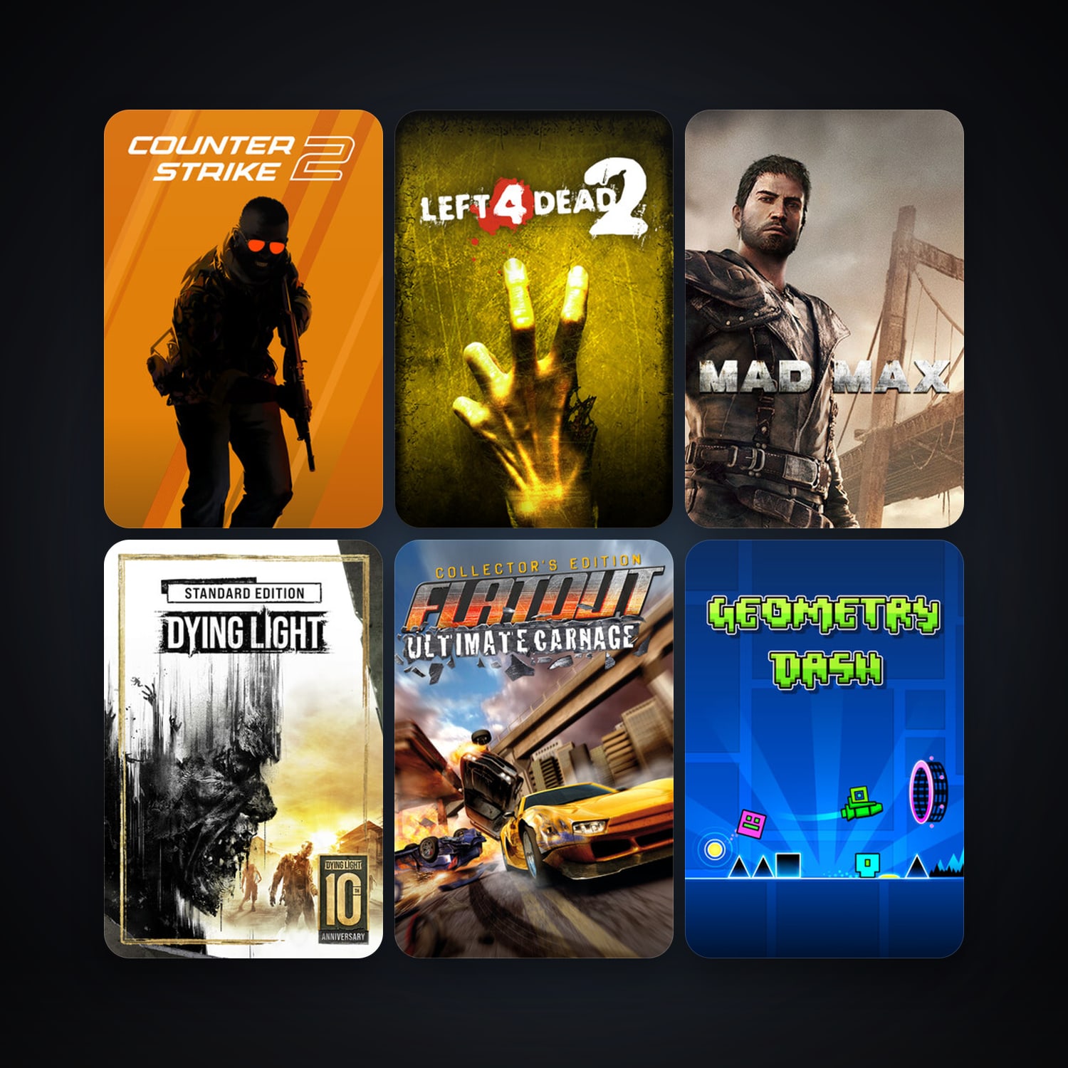 Left 4 Dead 2 + CS2 Prime, 127 games, Steam 27, clean — HabibiAccounts
