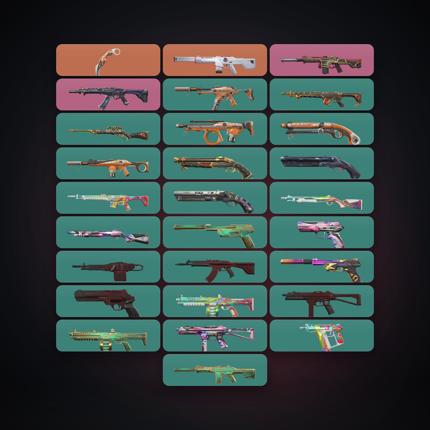 EU Silver 3 locker — 1 knives, 28 skins, lvl 138 · 261323093 — HabibiAccounts