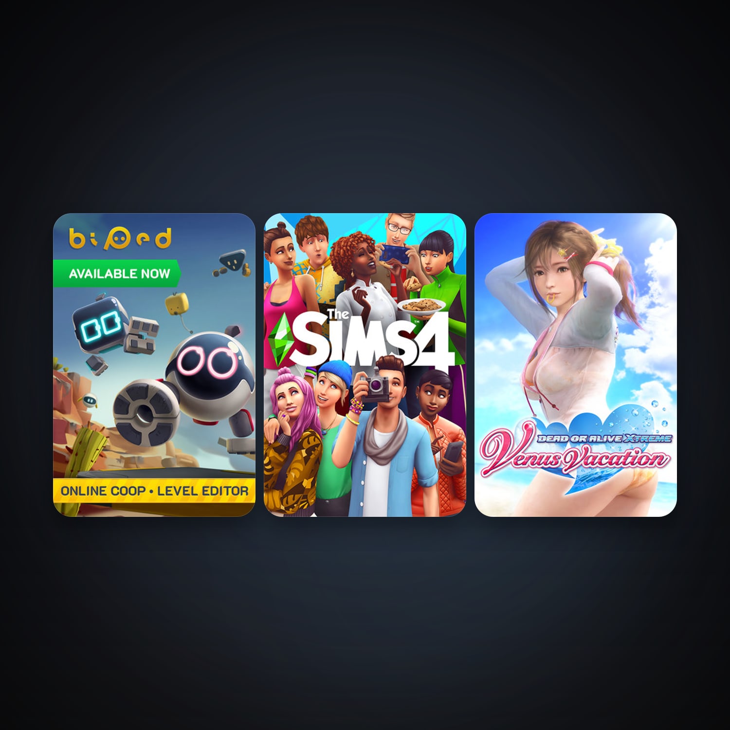 DEAD OR ALIVE Xtreme Venus Vacation + Biped, 3 games, clean — HabibiAccounts
