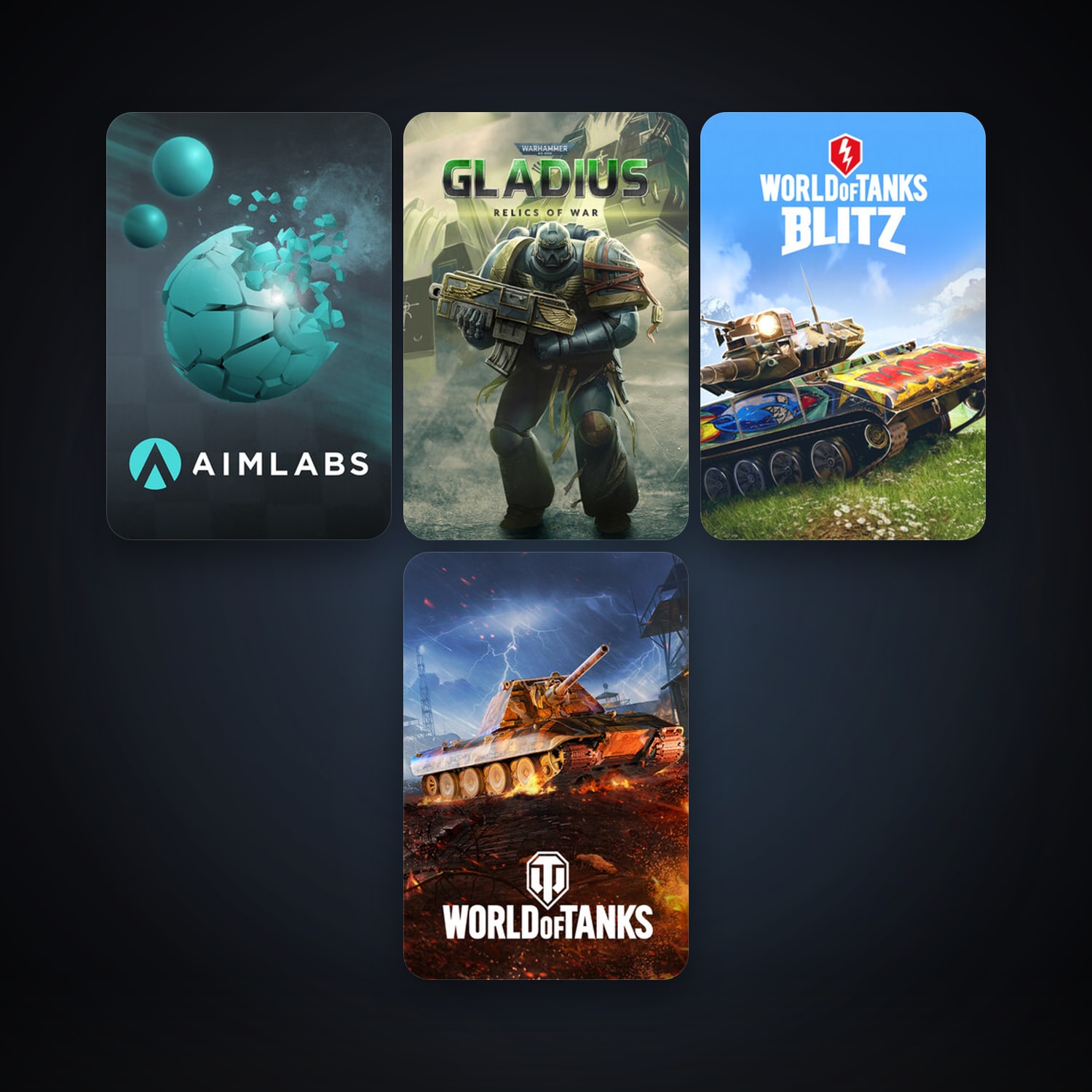 World of Tanks Blitz + Warhammer 40,000: Gladius - Relics of War, 10 games, clean — HabibiAccounts