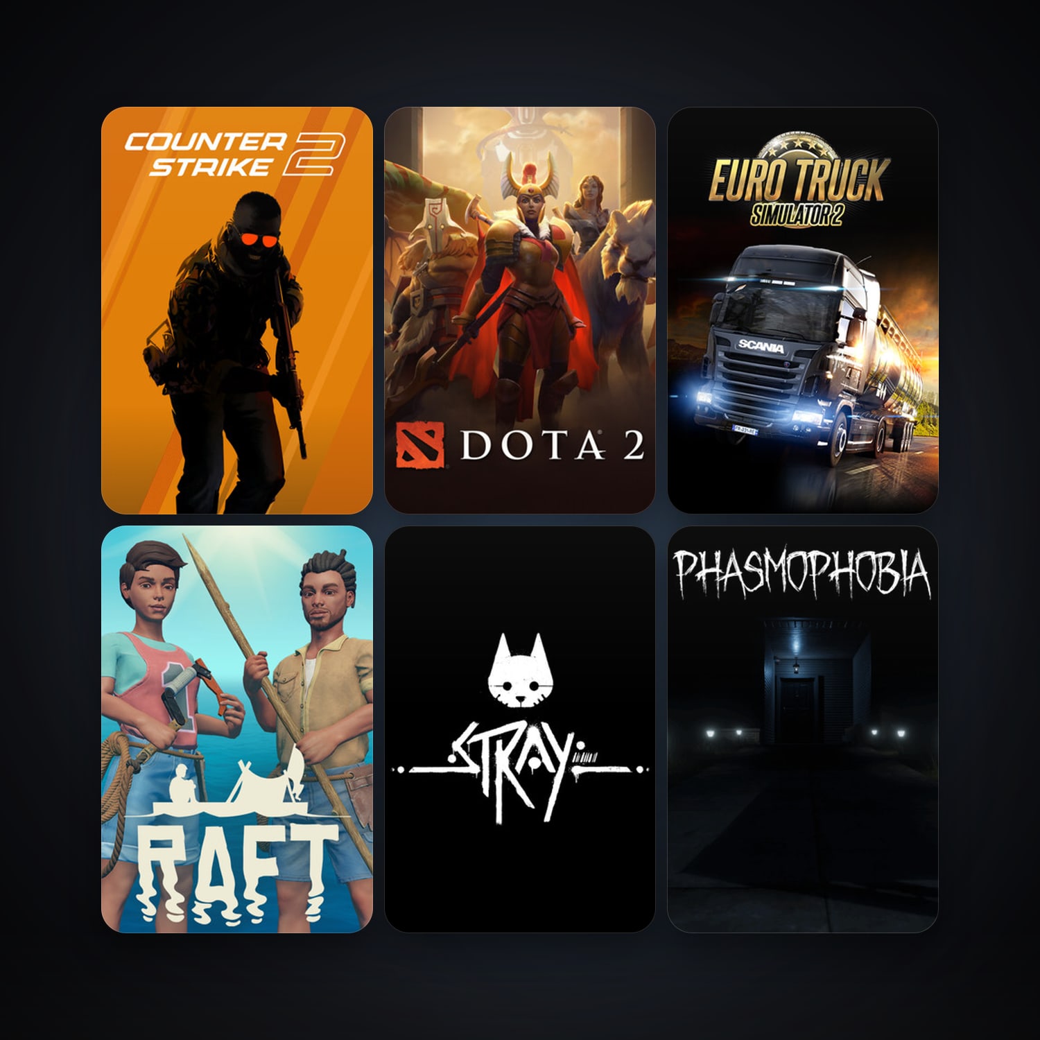 Dota 2 + CS2 Prime, 14 games, Steam 12, clean · 261325833 — HabibiAccounts